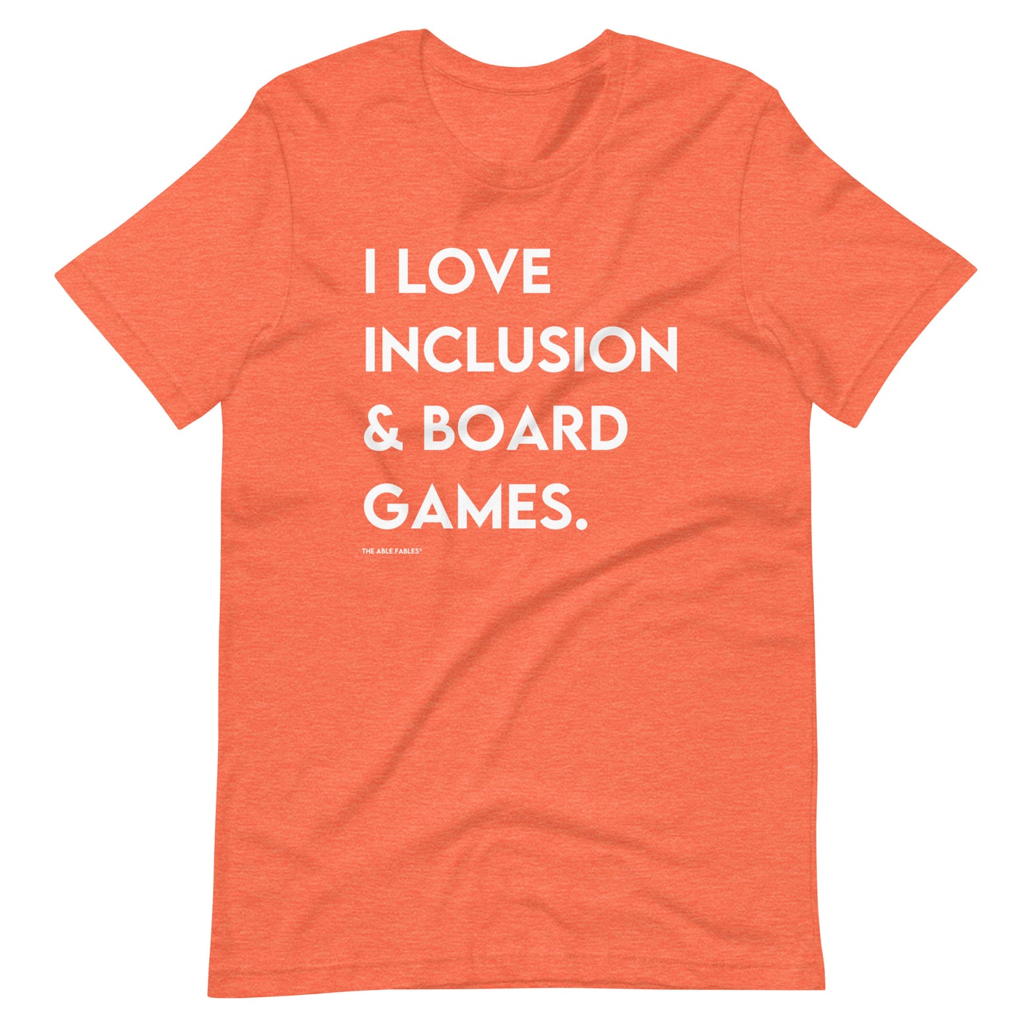 I Love Inclusion & Board Games | Adult Unisex Tee