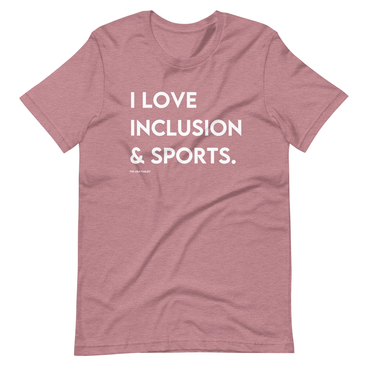 I Love Inclusion & Sports | Adult Unisex Tee