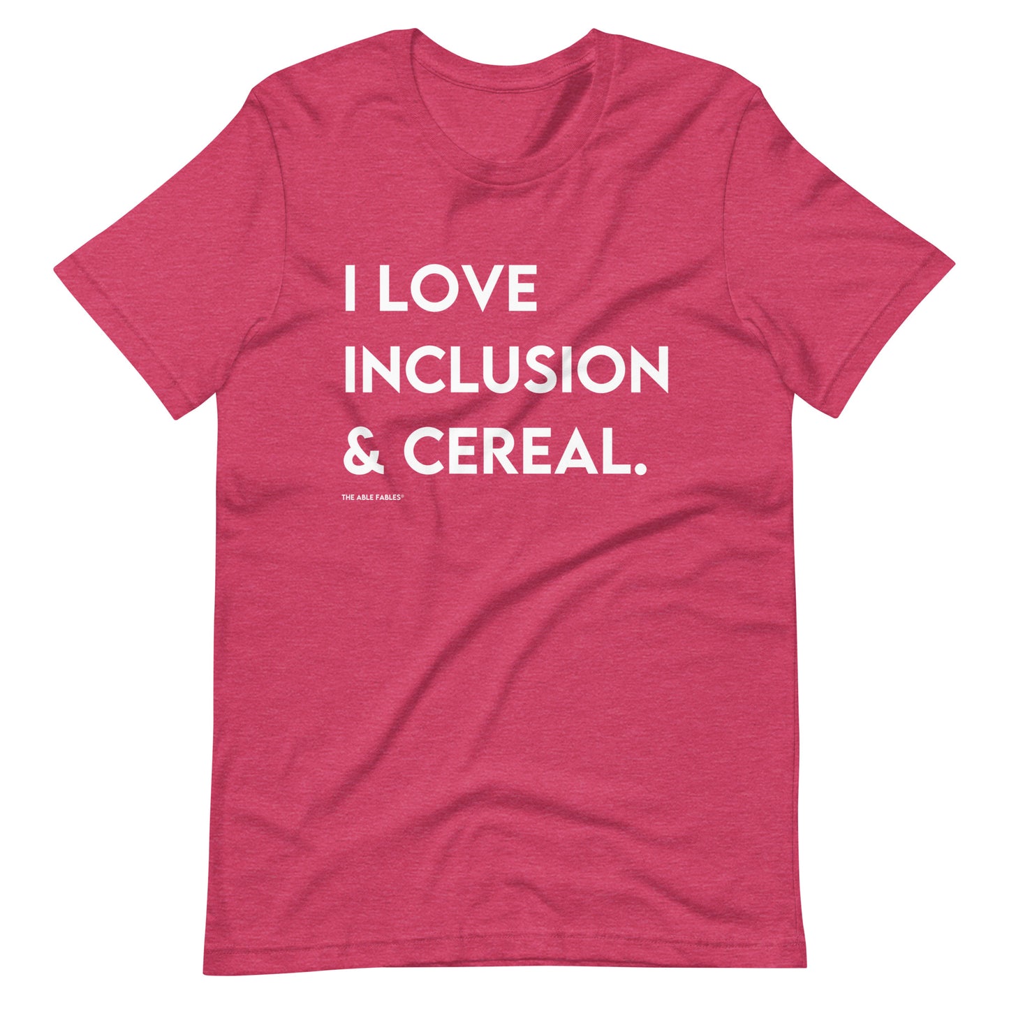 I Love Inclusion & Cereal | Adult Unisex Tee