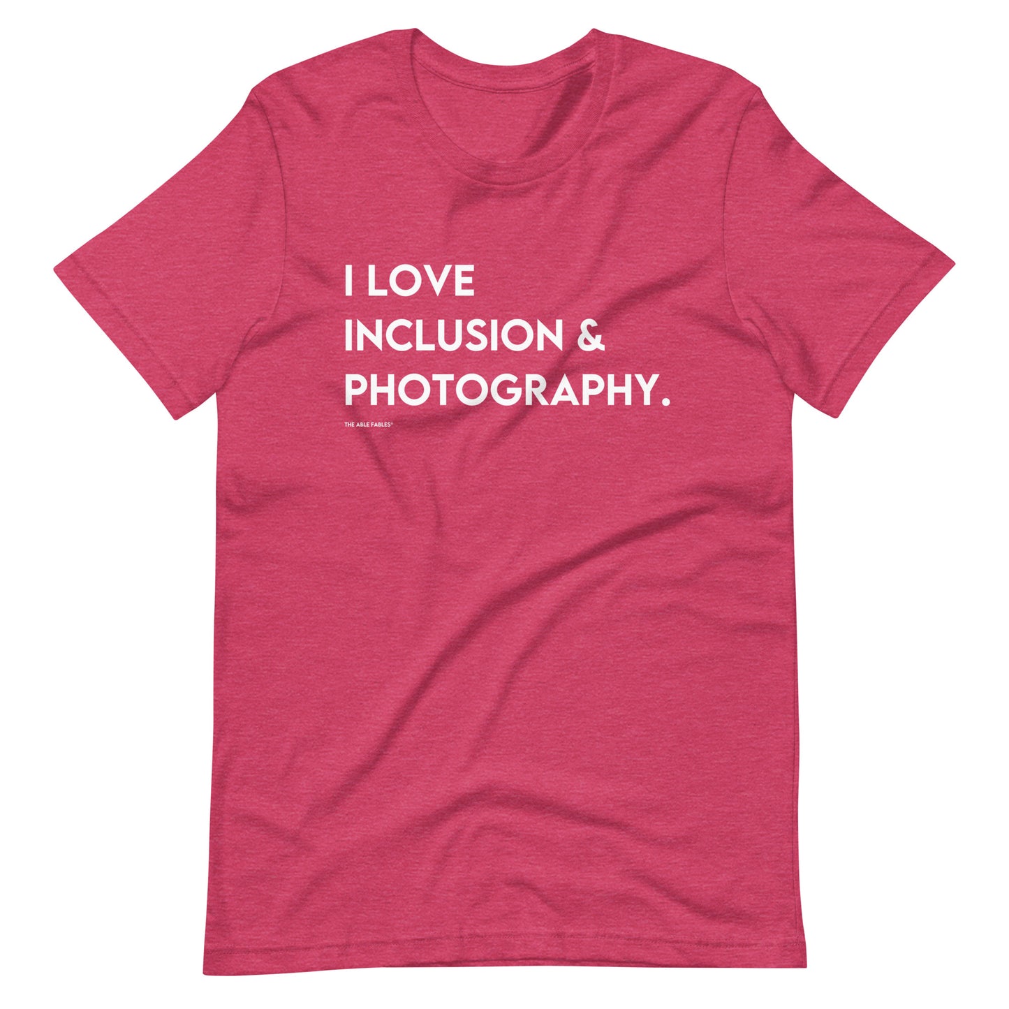 I Love Inclusion & Photography | Adult Unisex Tee