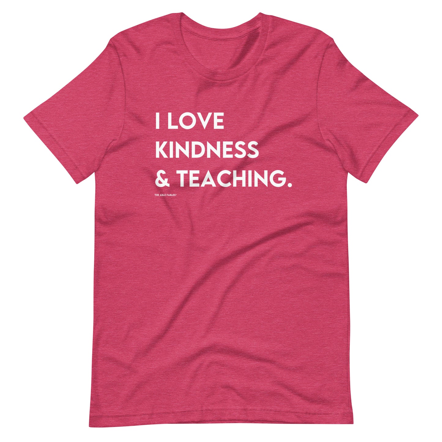 I Love Kindness & Teaching | Adult Unisex Tee