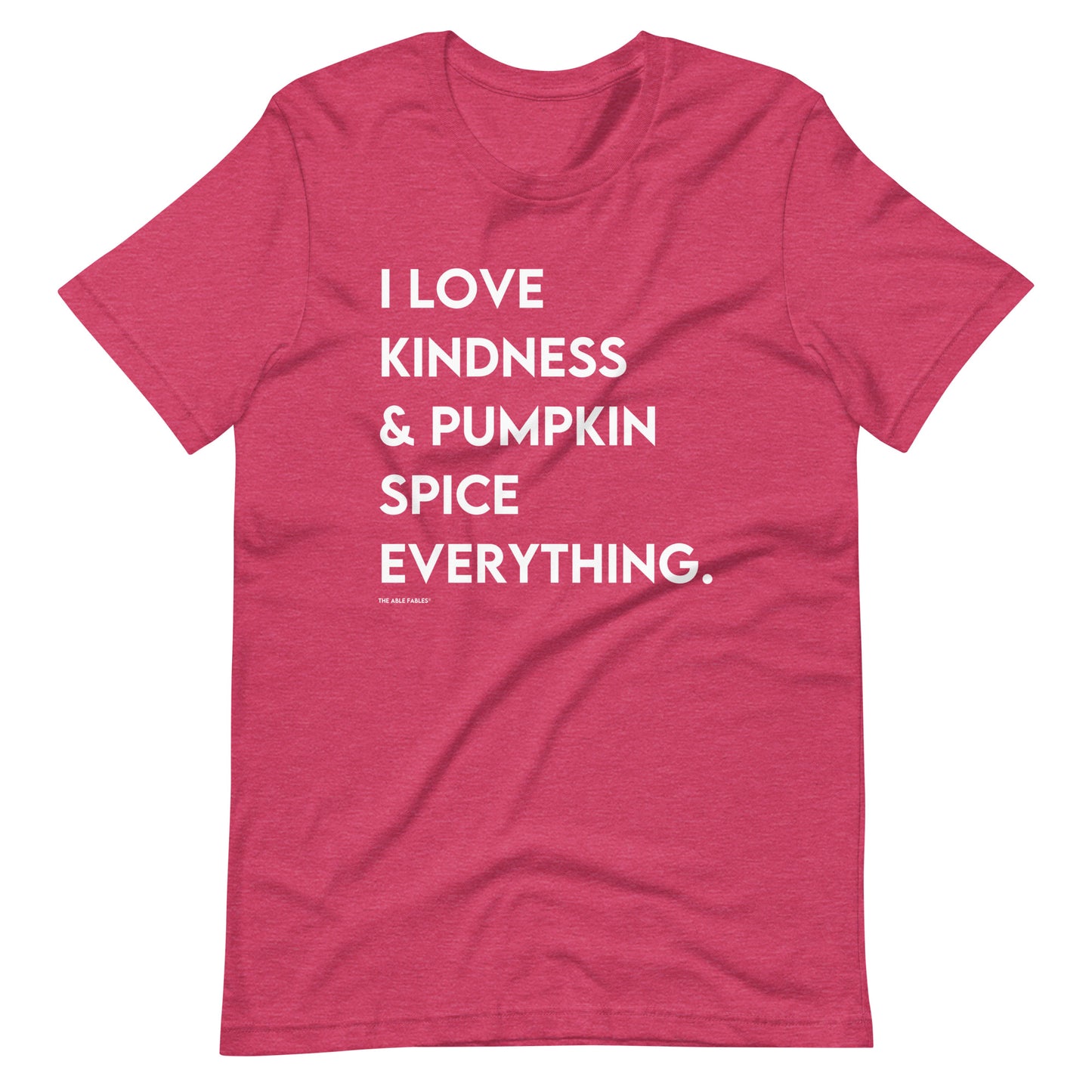 I Love Kindness & Pumpkin Spice Everything | Adult Unisex Tee