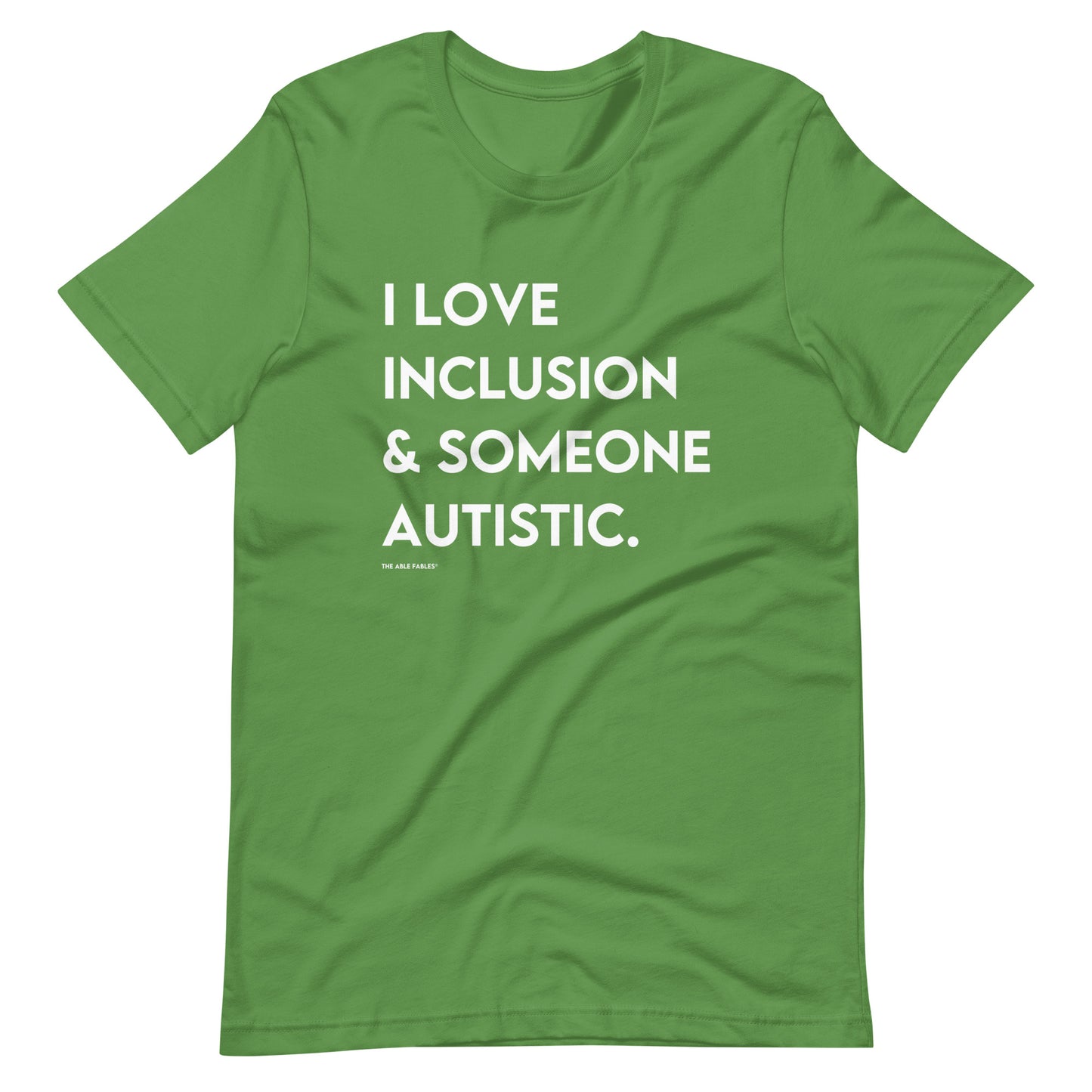 I Love Inclusion & Someone Autistic | Adult Unisex Tee