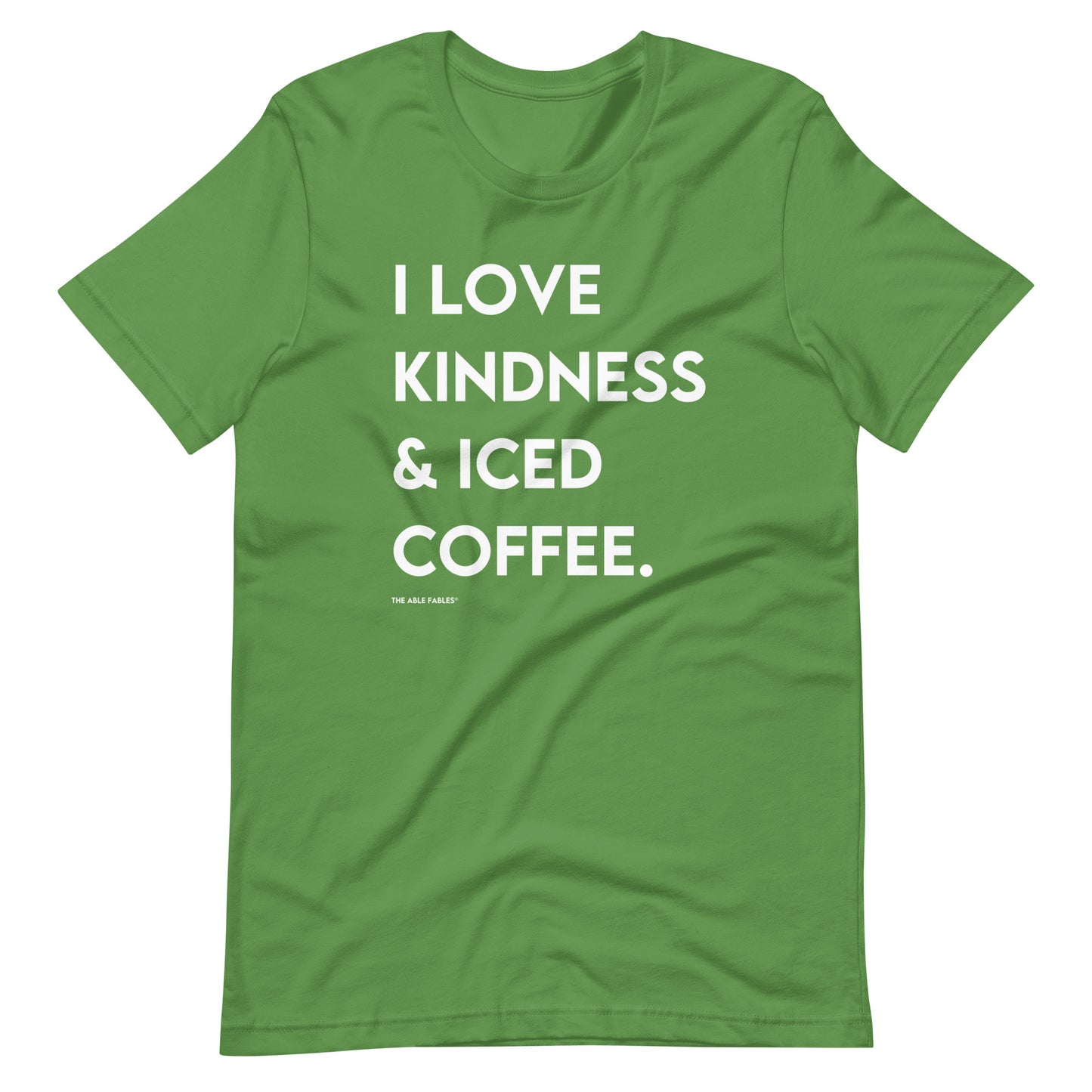 I Love Kindness & Iced Coffee | Adult Unisex Tee