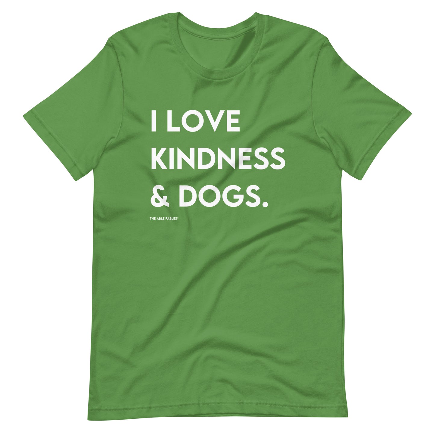 I Love Kindness & Dogs | Adult Unisex Tee