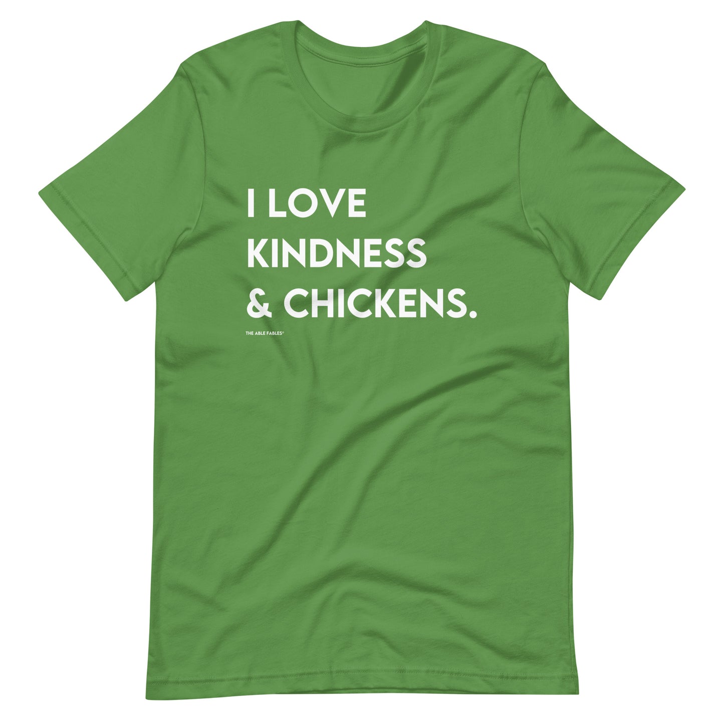 I Love Kindness & Chickens | Adult Unisex Tee