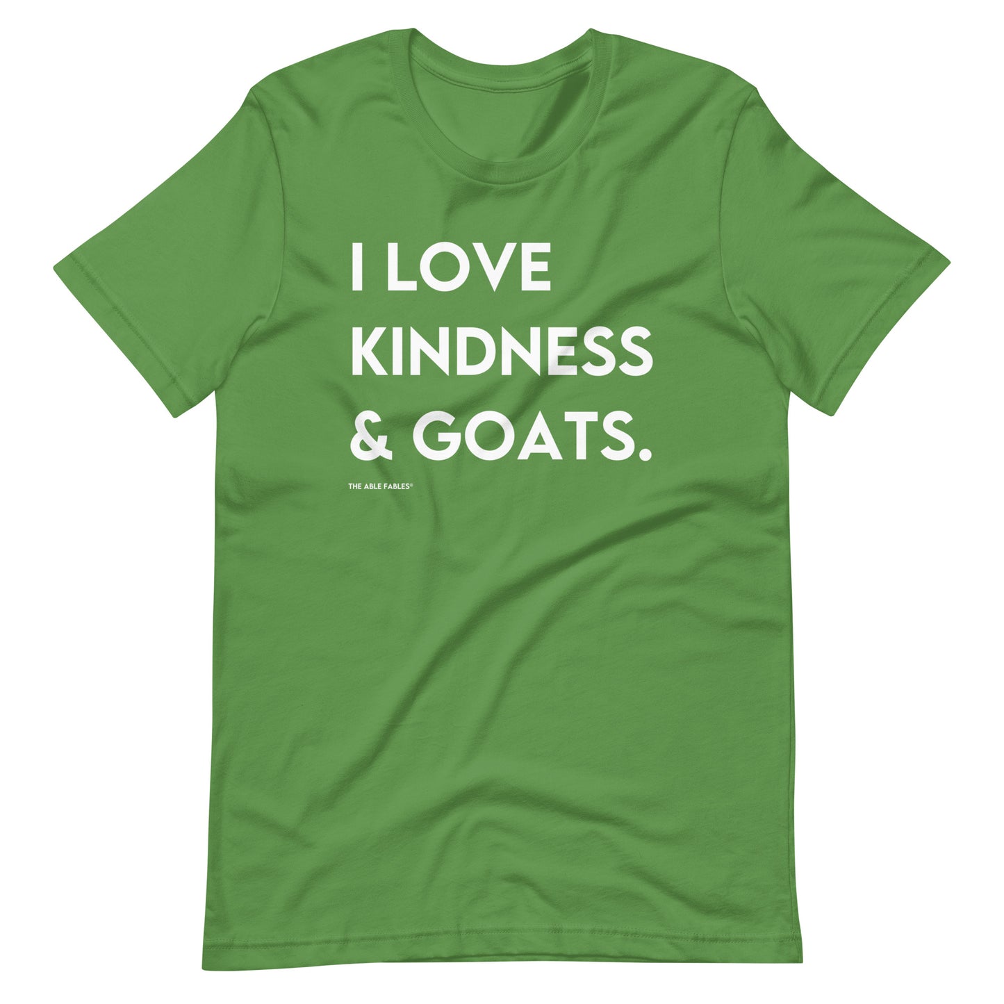 I Love Kindness & Goats | Adult Unisex Tee