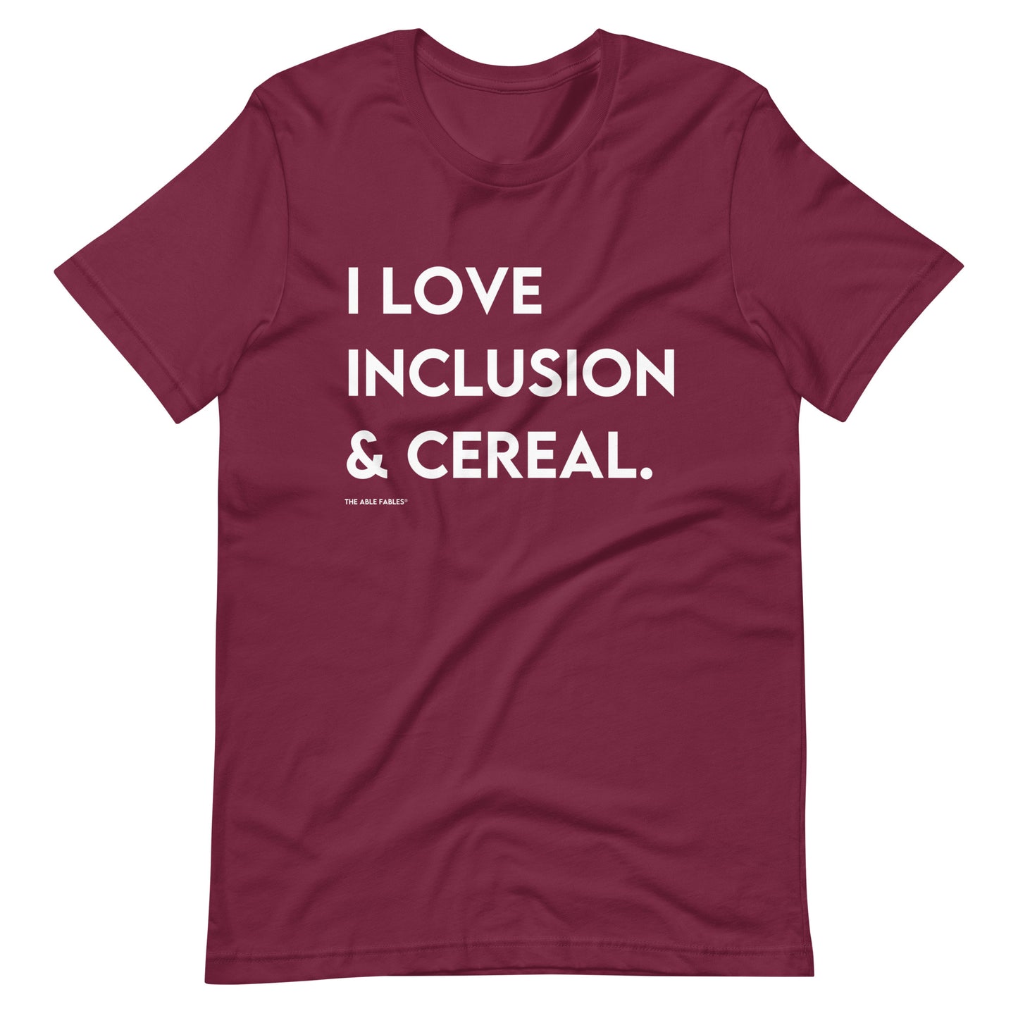 I Love Inclusion & Cereal | Adult Unisex Tee