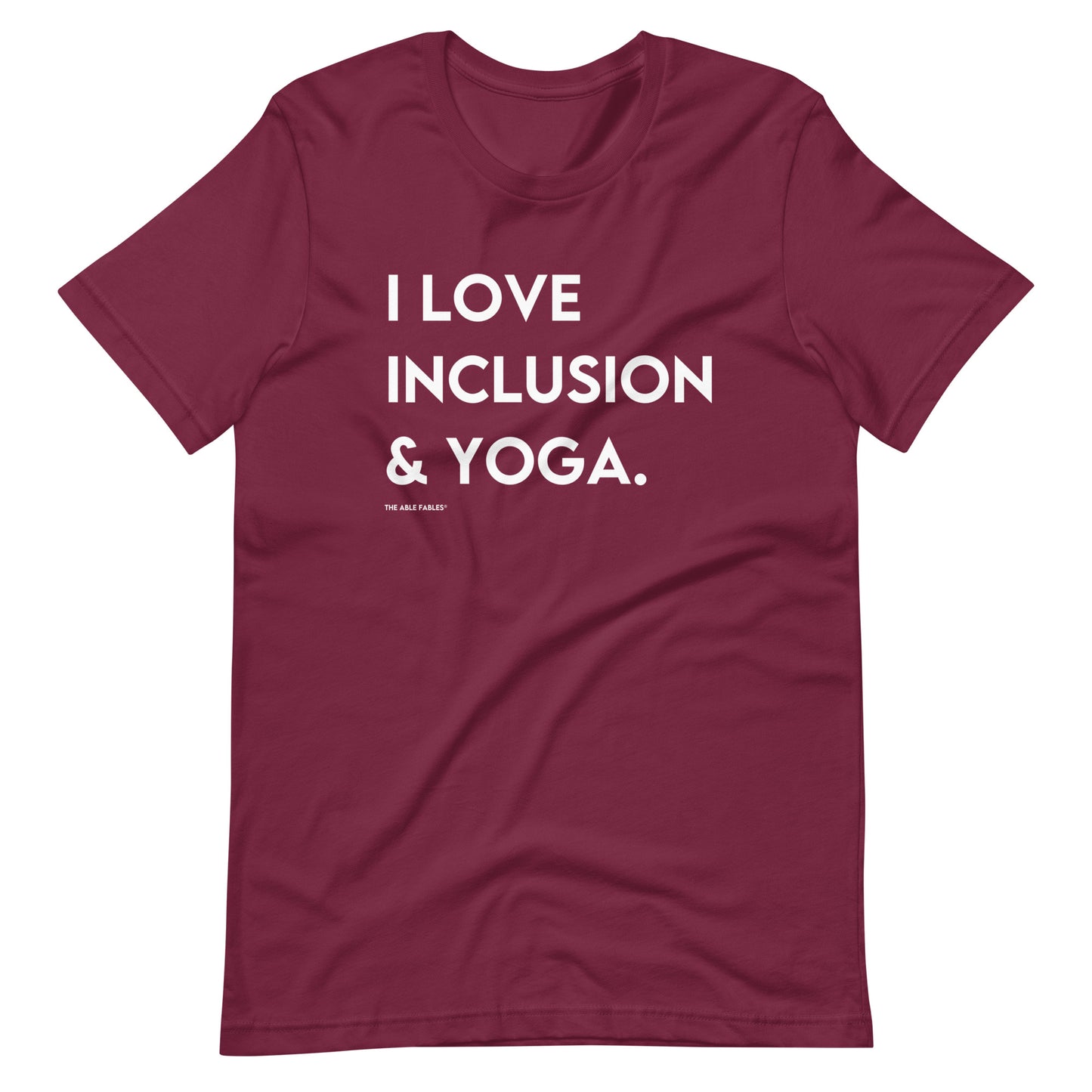 I Love Inclusion & Yoga | Adult Unisex Tee