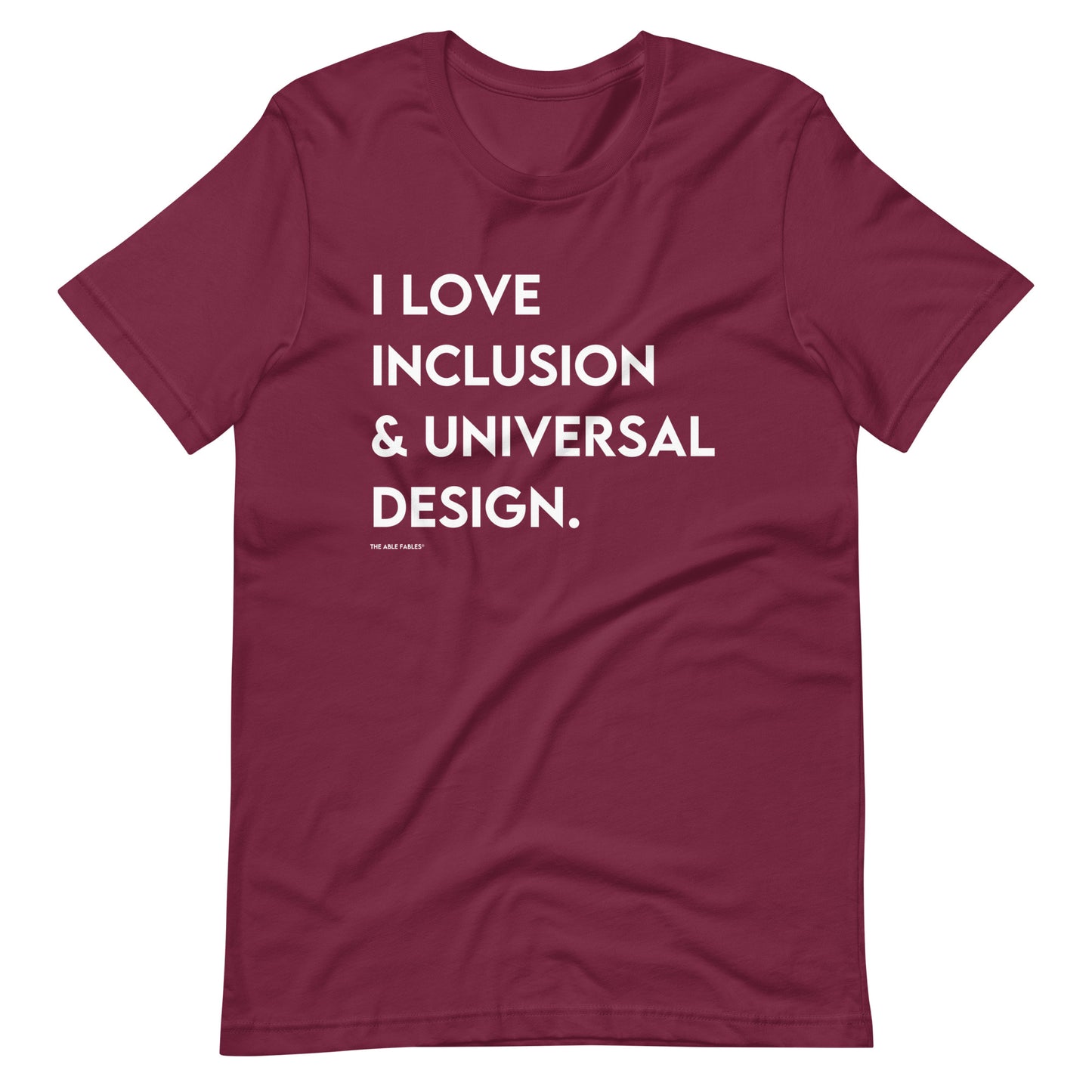 I Love Inclusion & Universal Design | Adult Unisex Tee