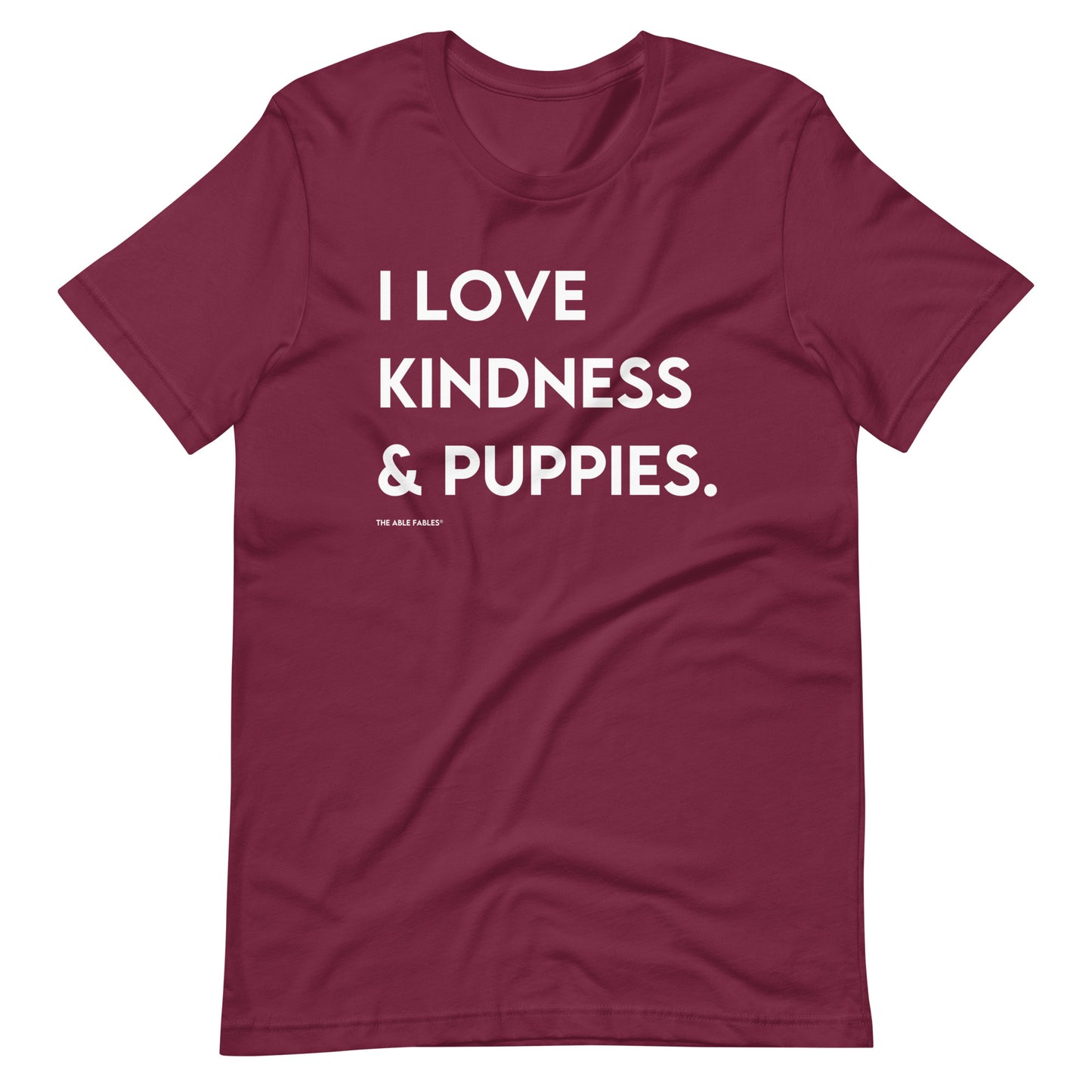 I Love Kindness & Puppies | Adult Unisex Tee