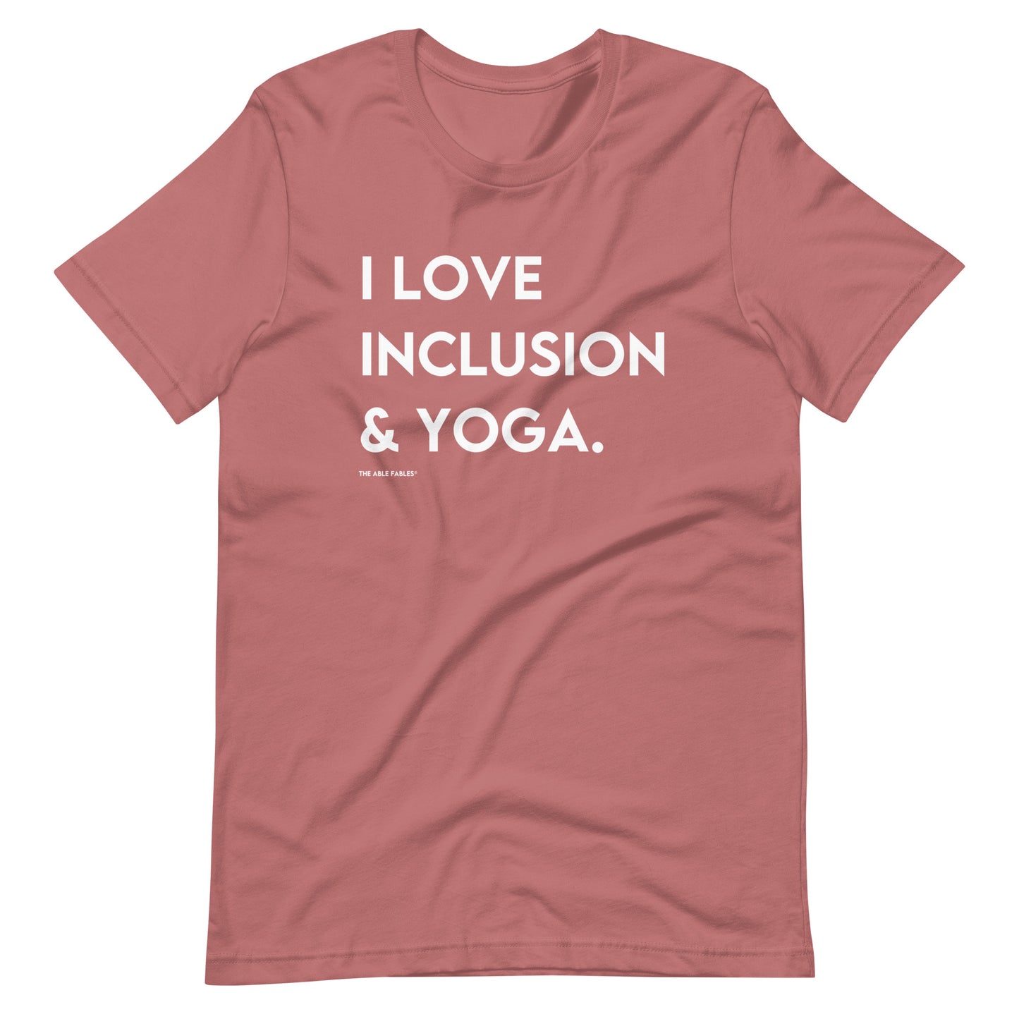 I Love Inclusion & Yoga | Adult Unisex Tee