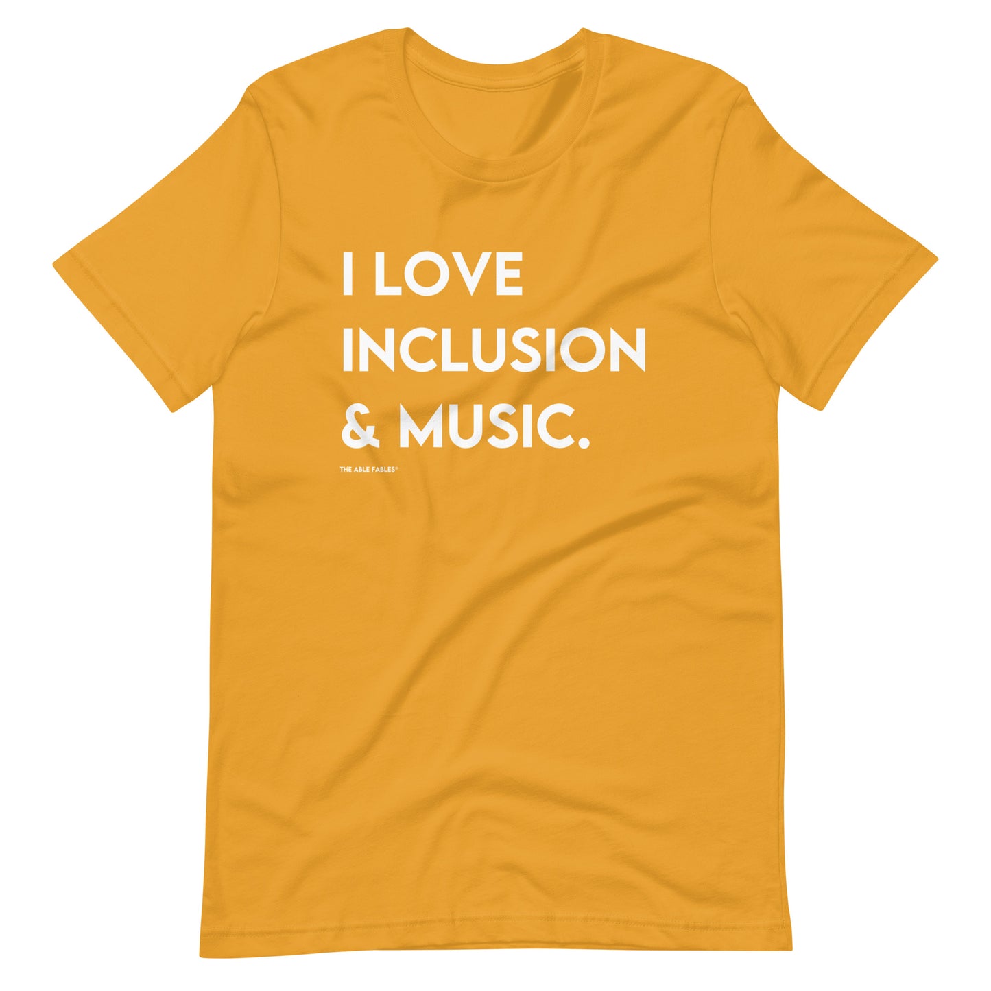 I Love Inclusion & Music | Adult Unisex Tee