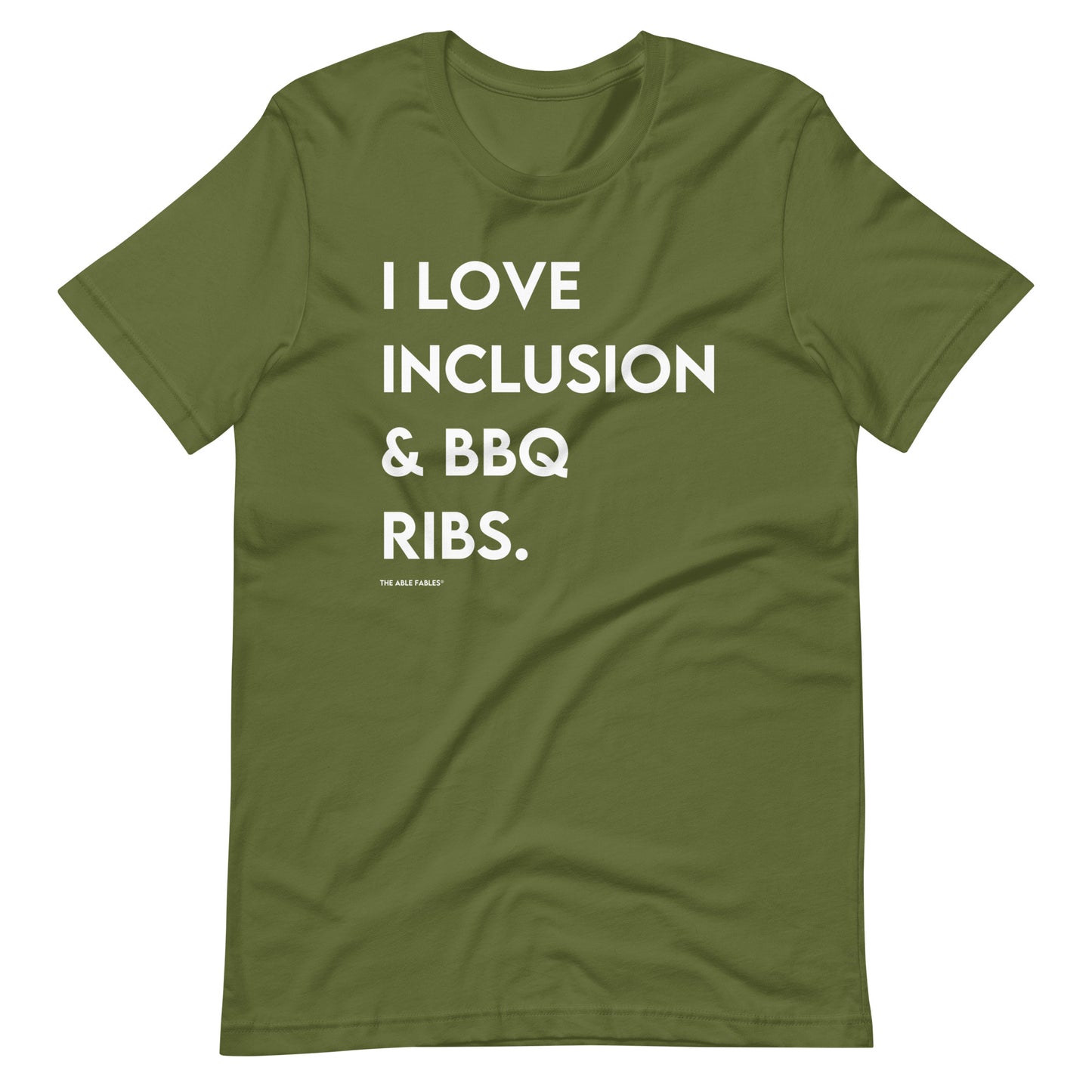 I Love Inclusion & BBQ Ribs | Adult Unisex Tee