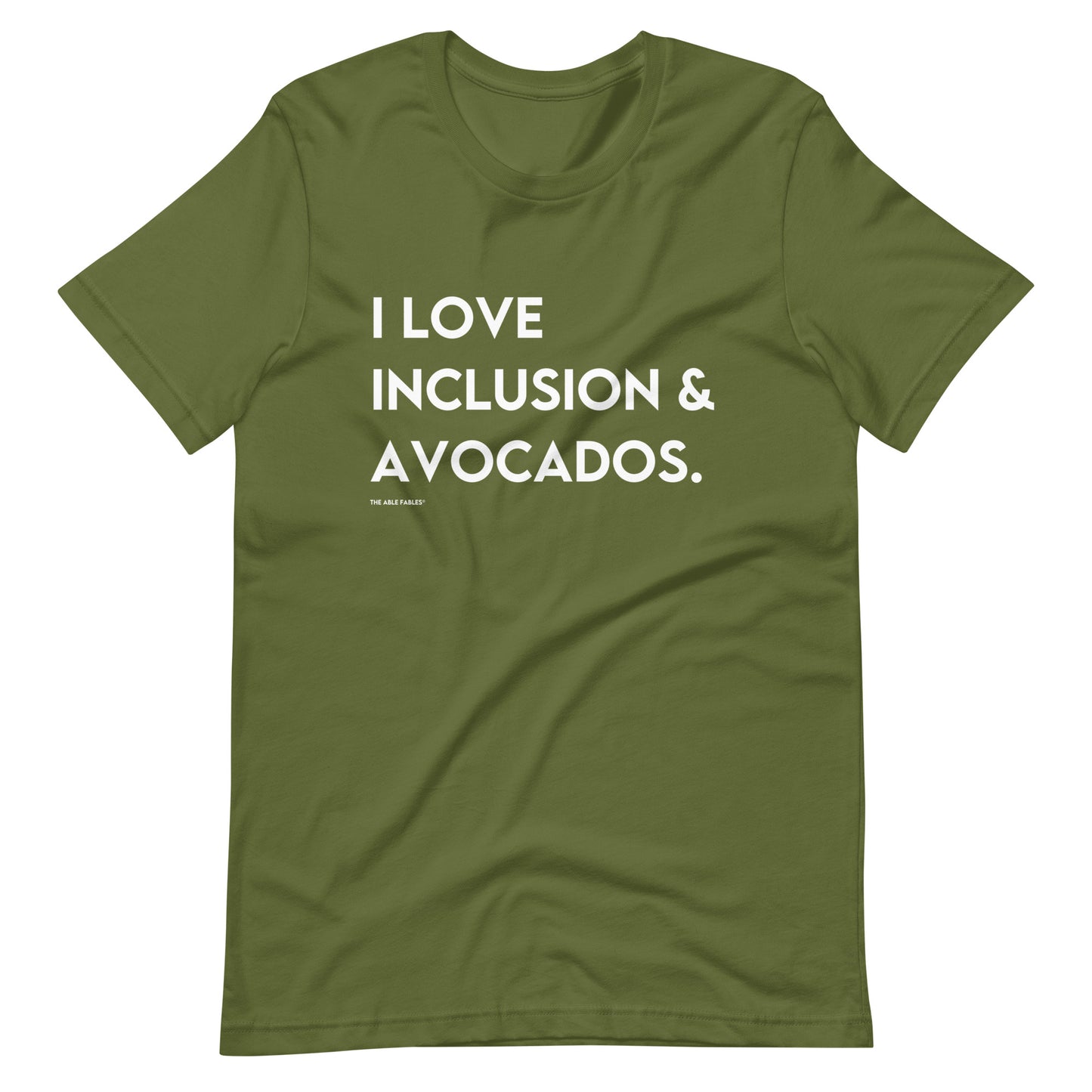 I Love Inclusion & Avocados | Adult Unisex Tee