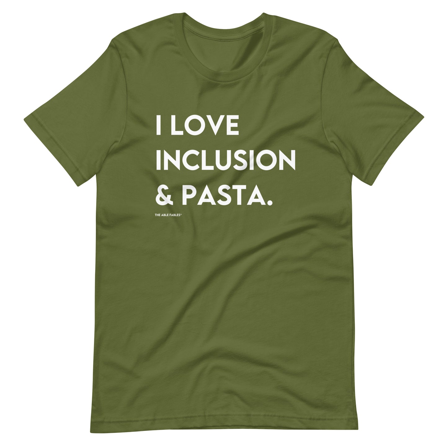 I Love Inclusion & Pasta | Adult Unisex Tee