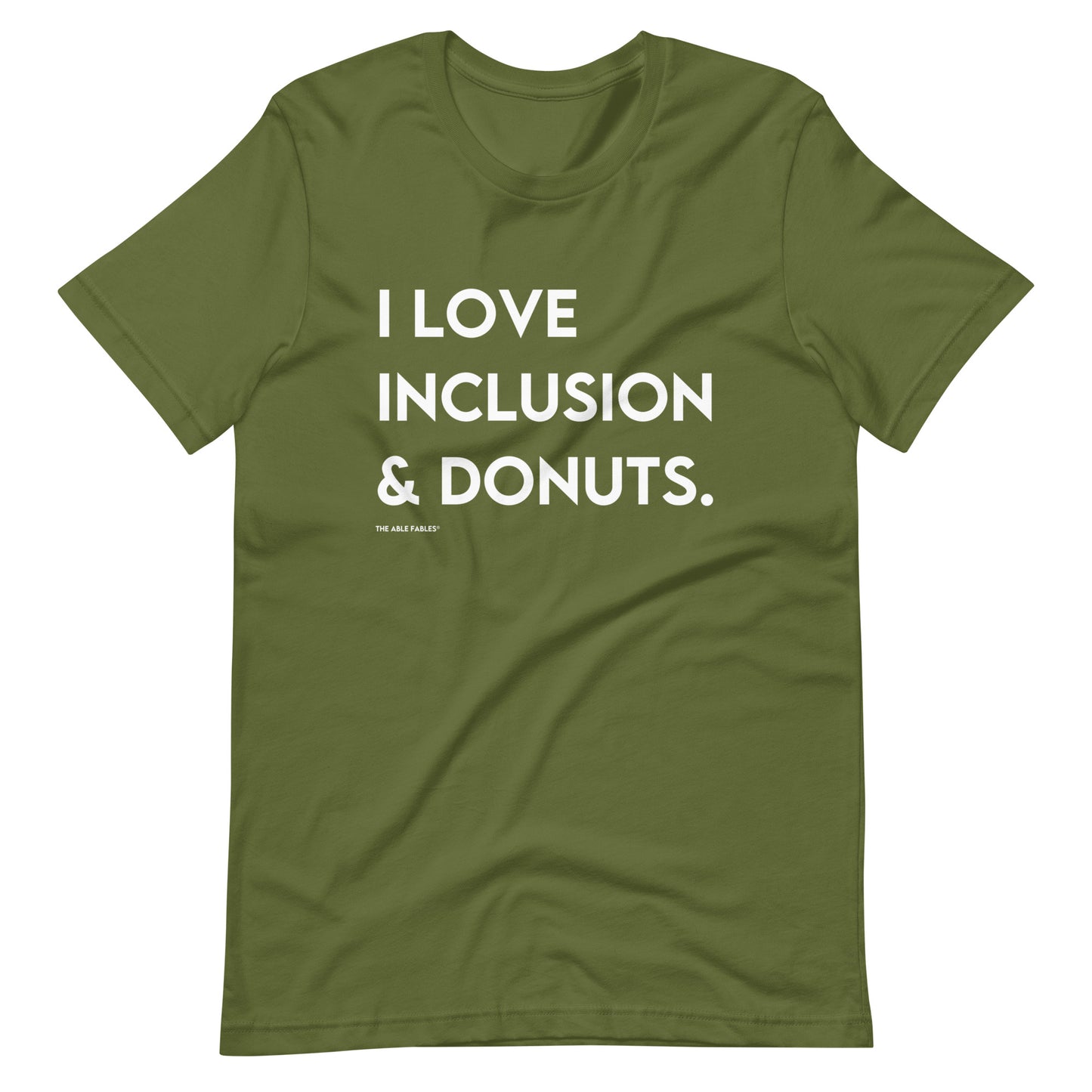 I Love Inclusion & Donuts | Adult Unisex Tee