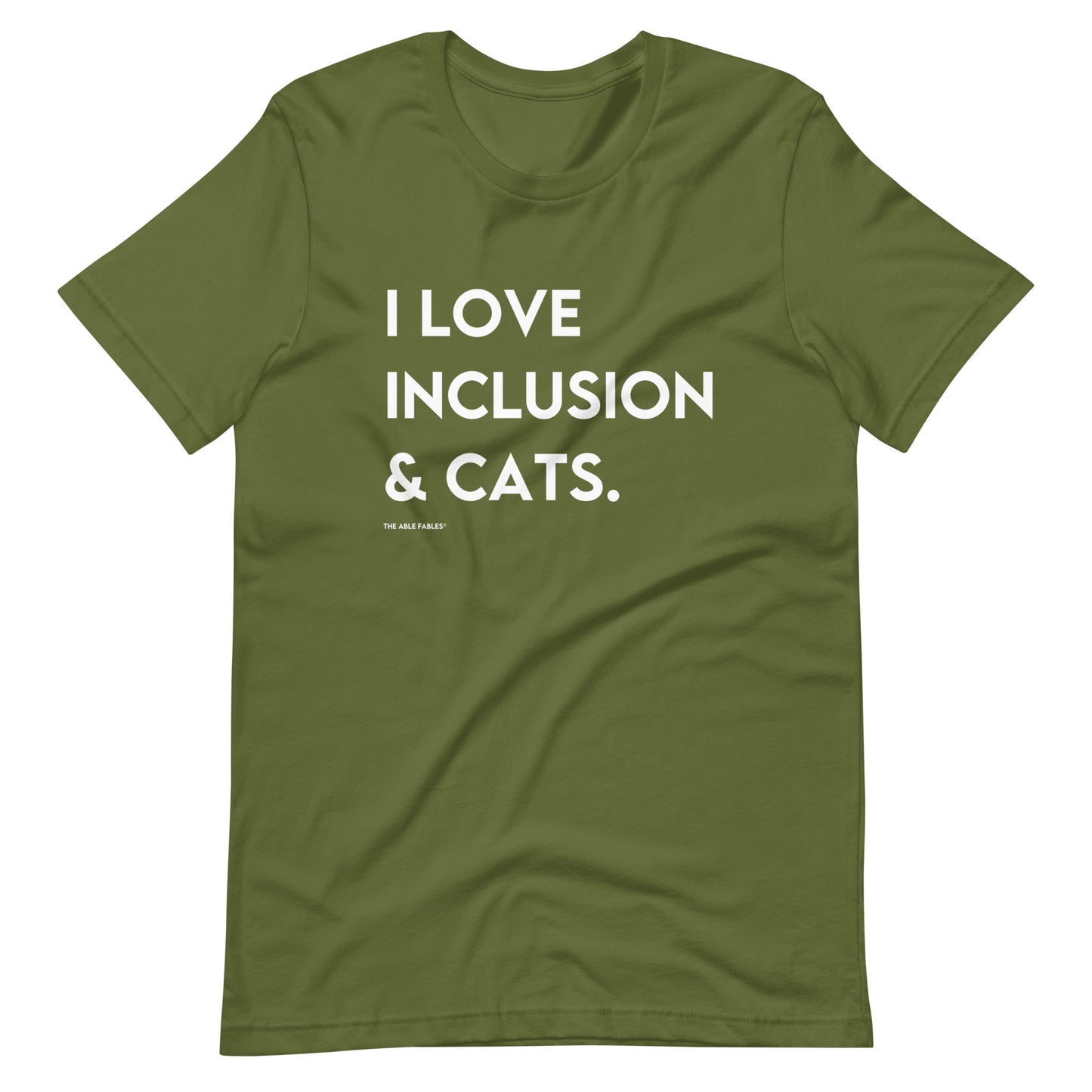 I Love Inclusion & Cats | Adult Unisex Tee