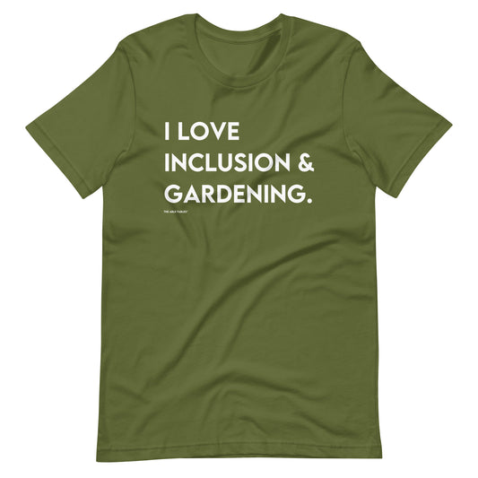 I Love Inclusion & Coffee | Adult Unisex Tee