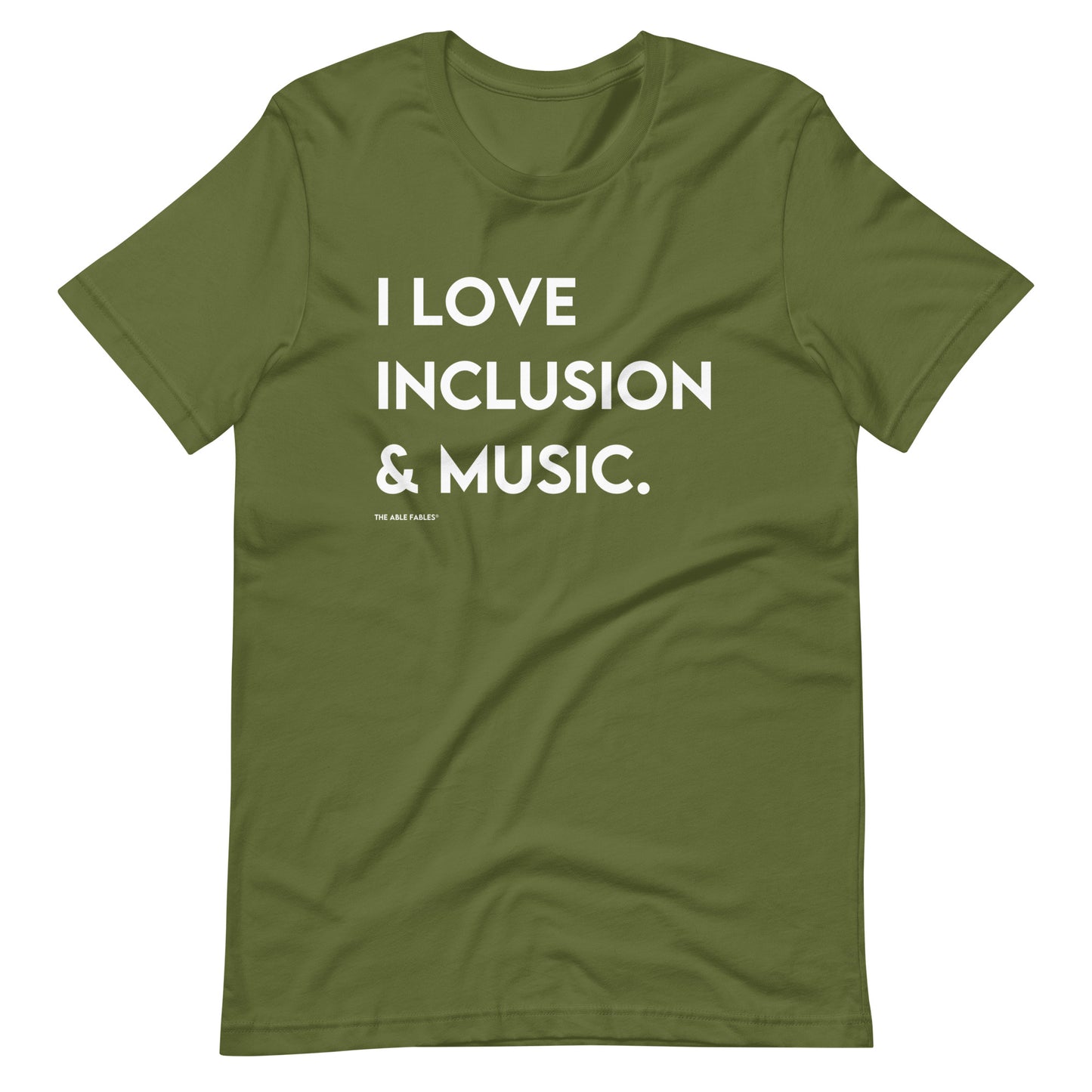 I Love Inclusion & Music | Adult Unisex Tee