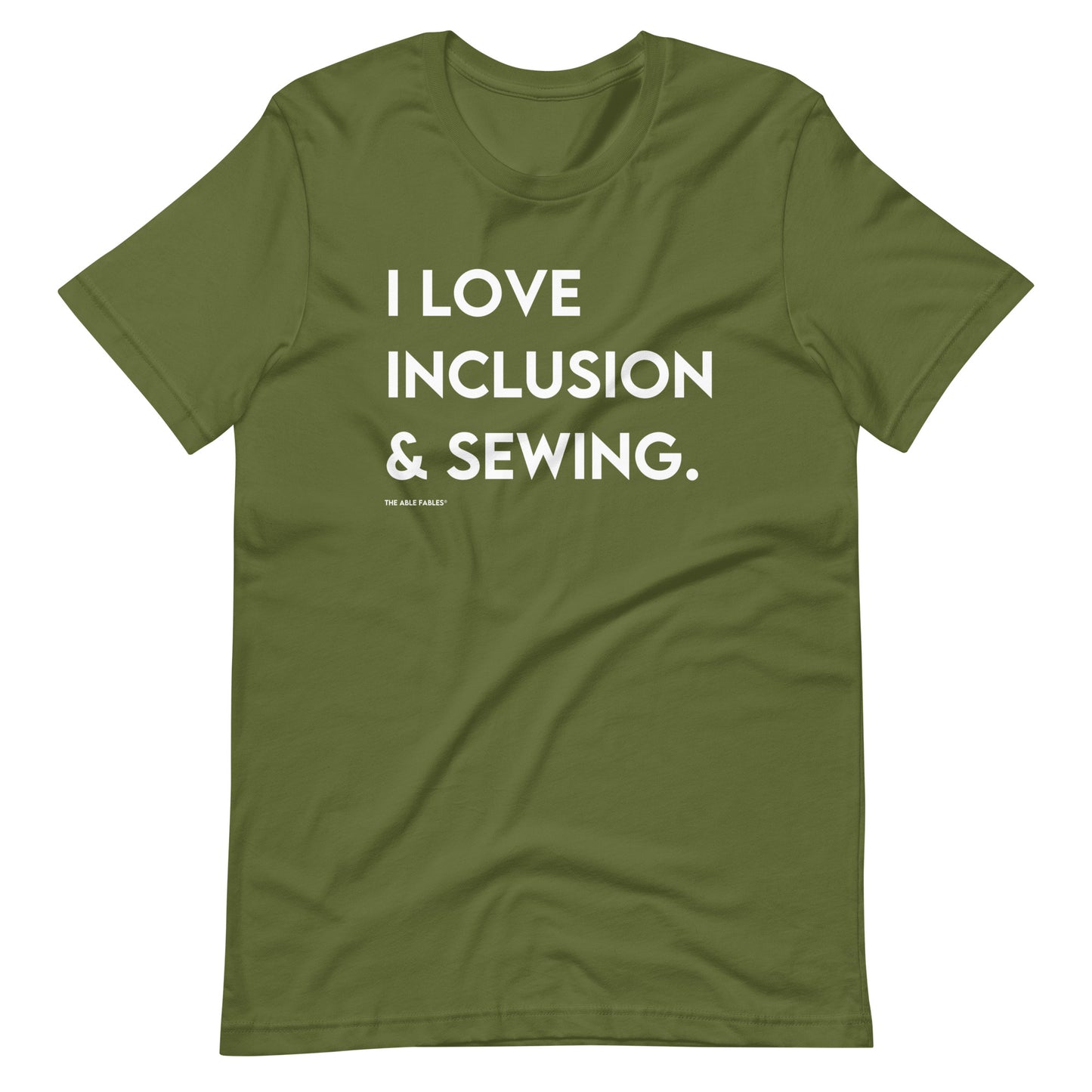 I Love Inclusion & Sewing | Adult Unisex Tee