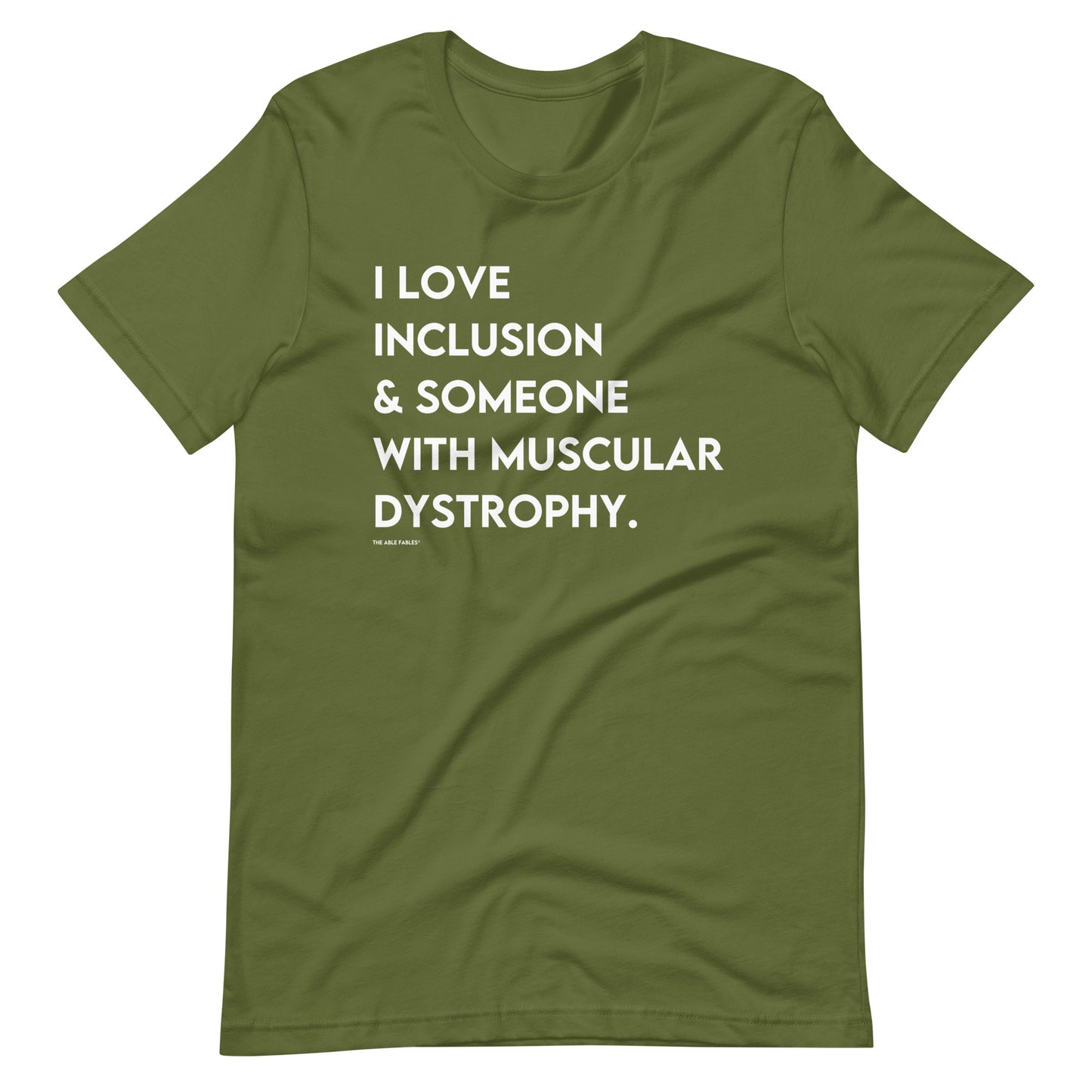 I Love Inclusion & Someone With Muscular Dystrophy | Adult Unisex Tee