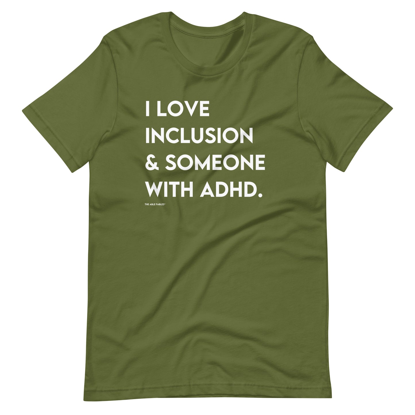 I Love Inclusion & Someone with ADHD | Adult Unisex Tee