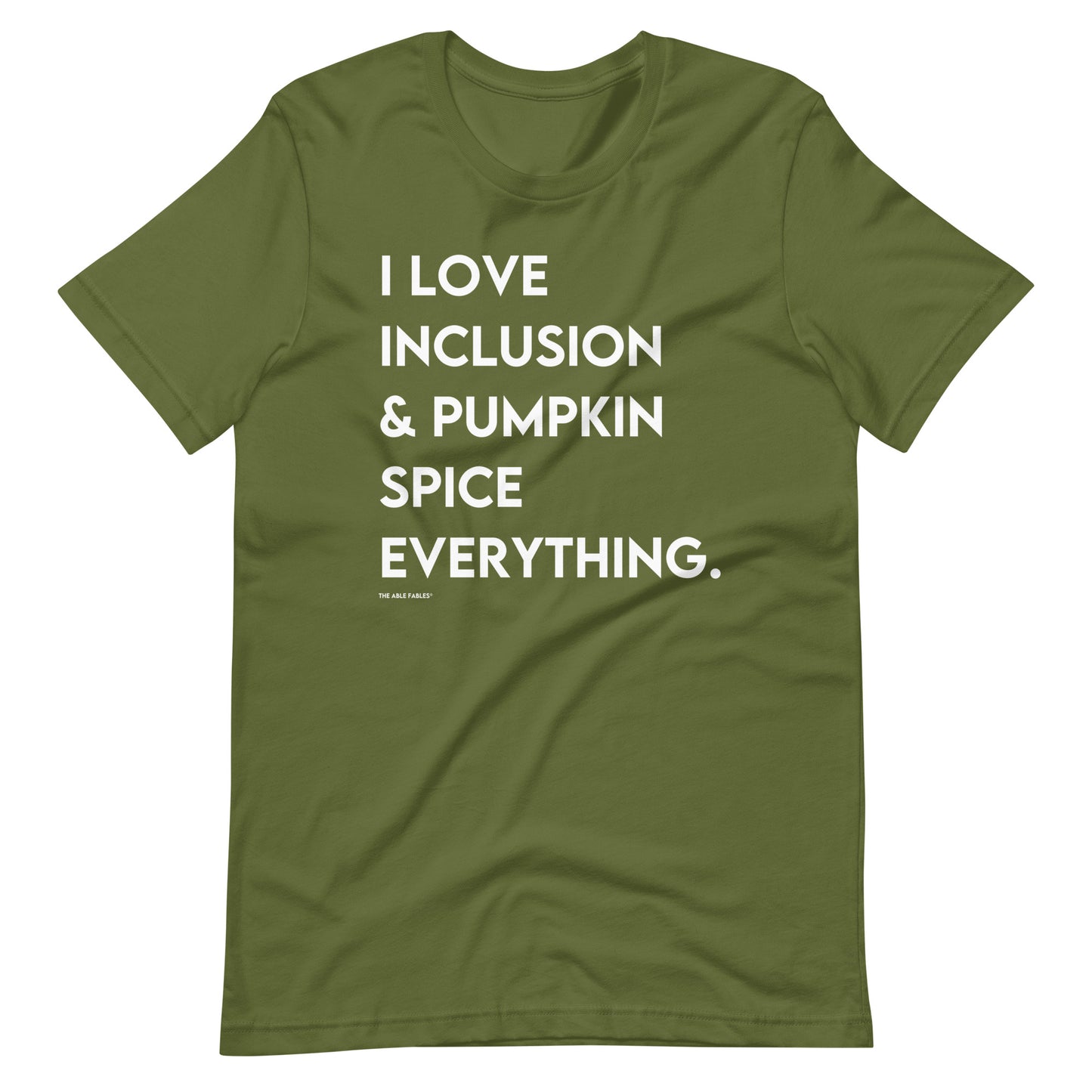 I Love Inclusion & Pumpkin Spice | Adult Unisex Tee