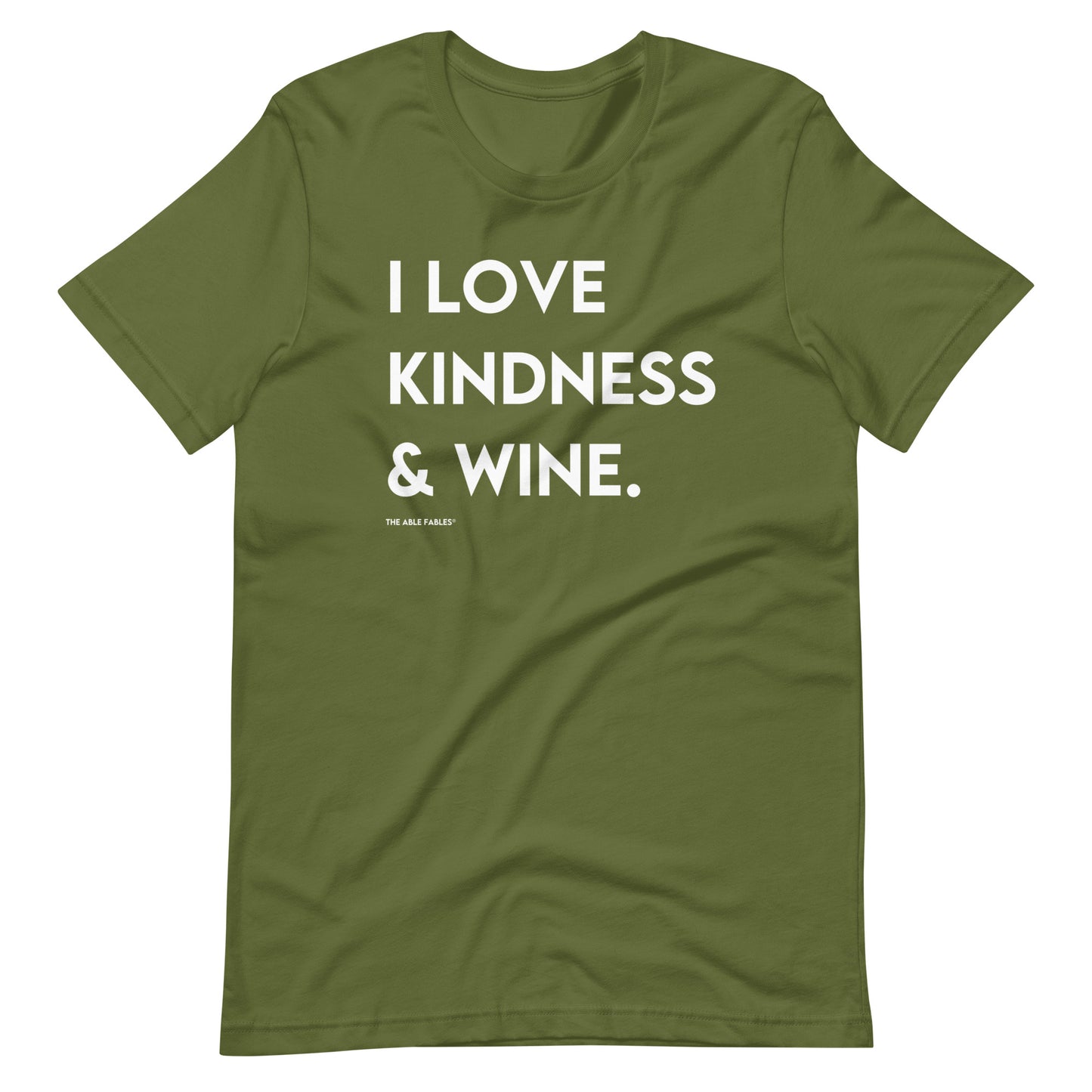 I Love Kindness & Wine | Adult Unisex Tee