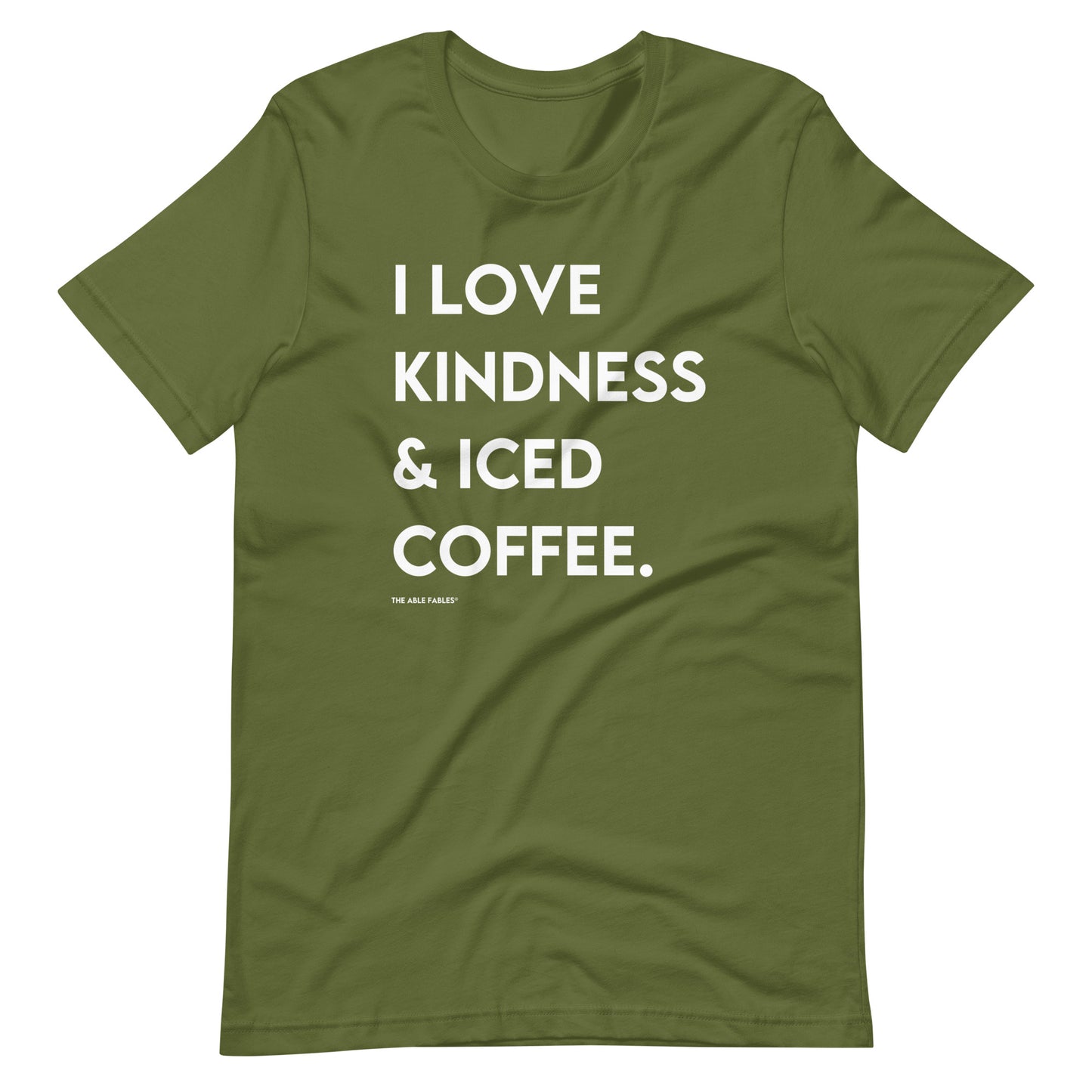 I Love Kindness & Iced Coffee | Adult Unisex Tee