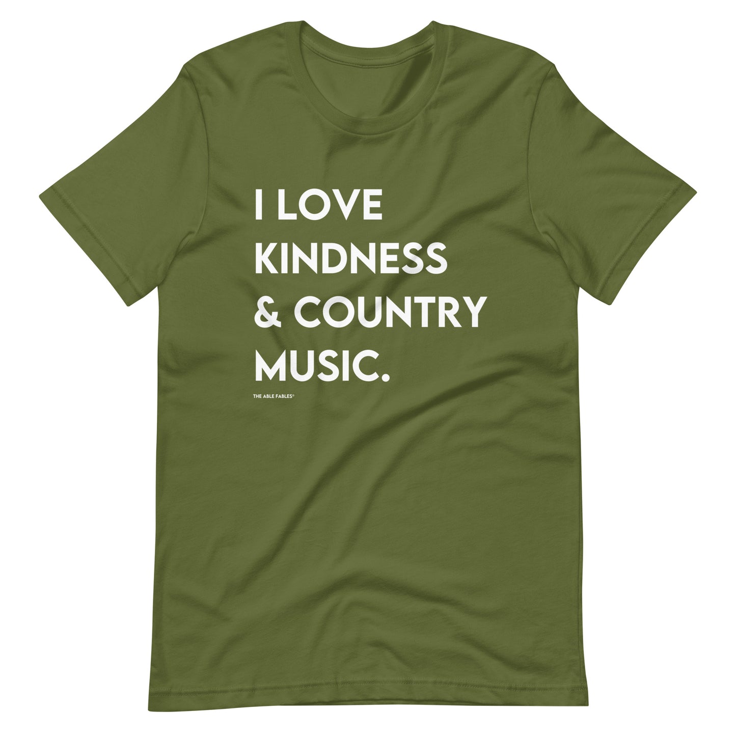 I Love Kindness & Country Music | Adult Unisex Tee