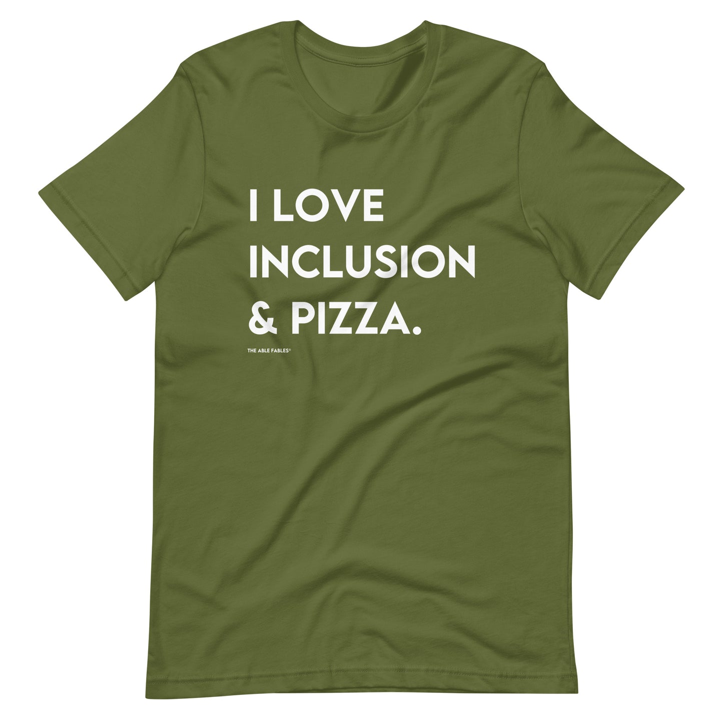 I Love Inclusion & Pizza | Adult Unisex Tee