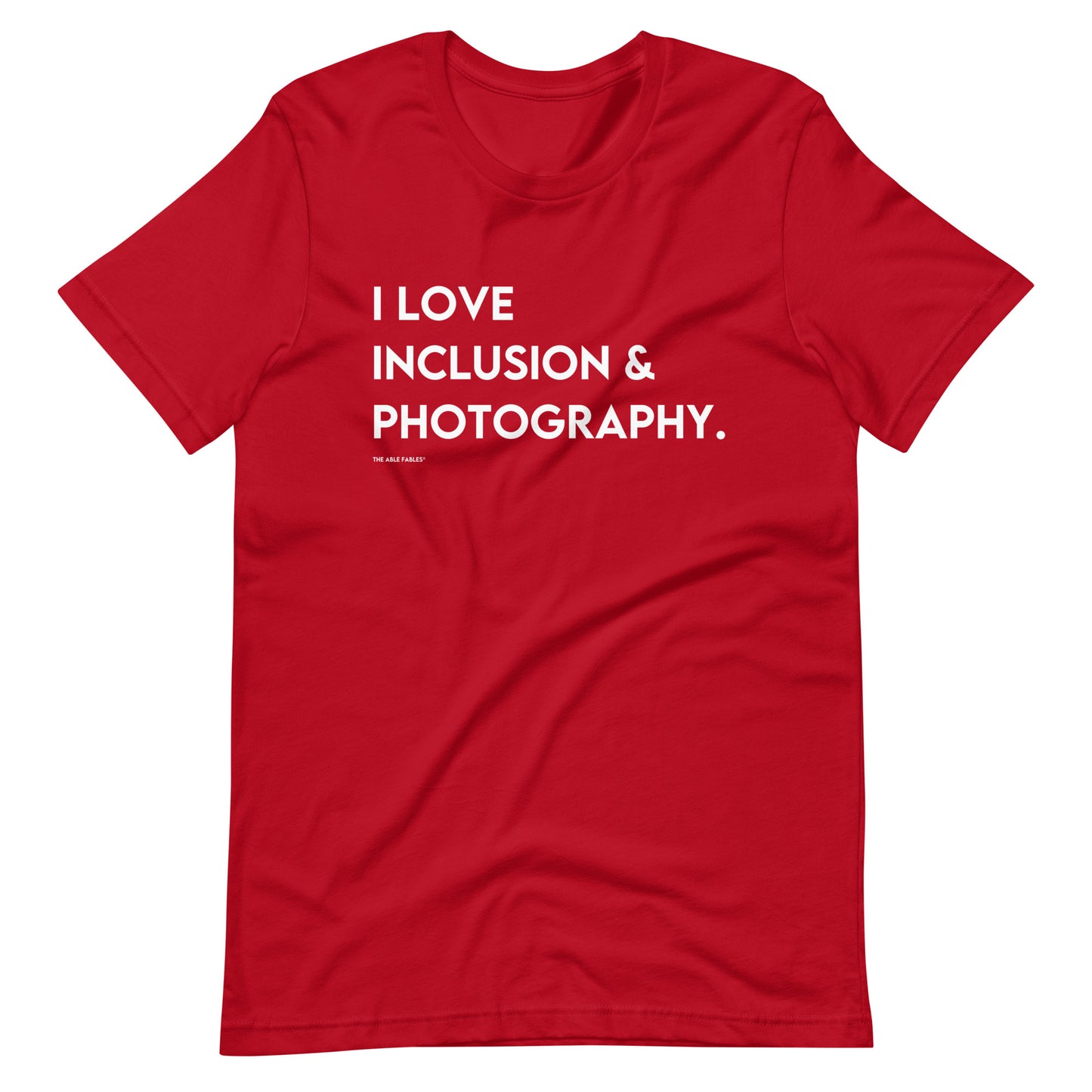 I Love Inclusion & Photography | Adult Unisex Tee