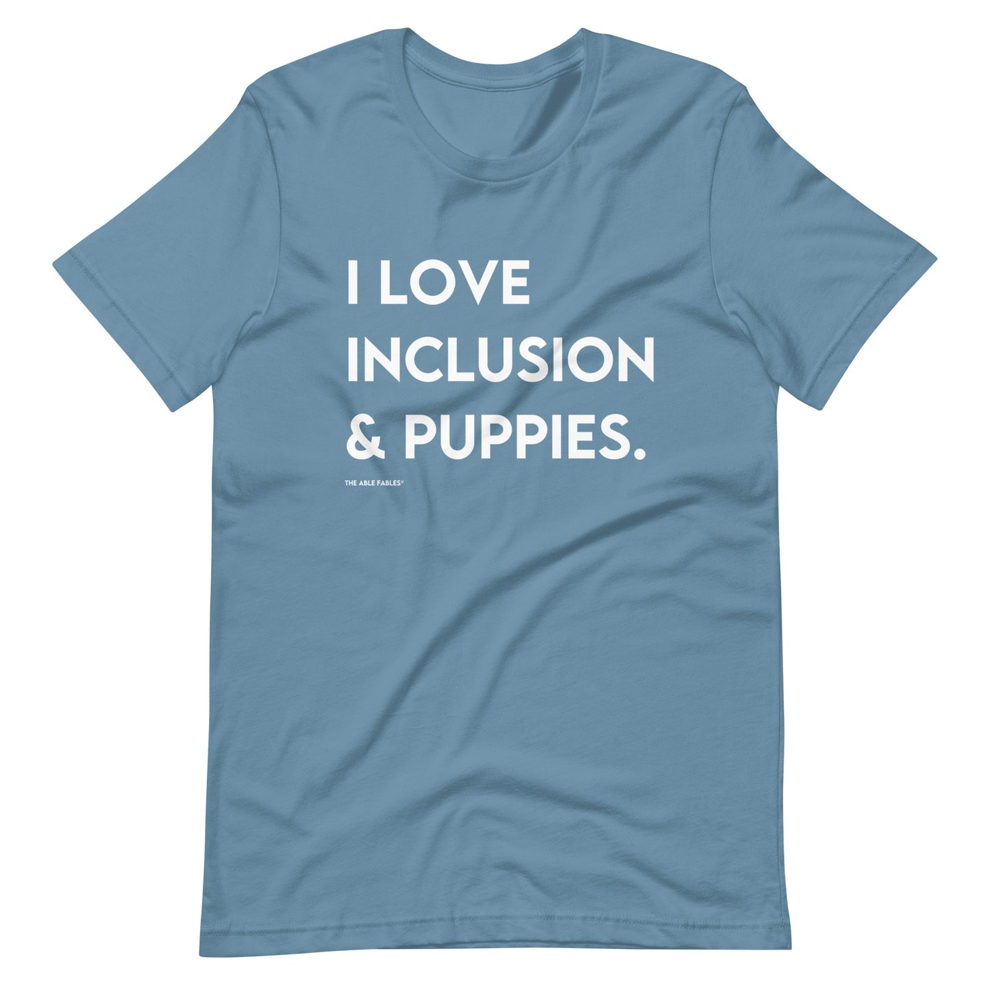 I Love Inclusion & Puppies | Adult Unisex Tee