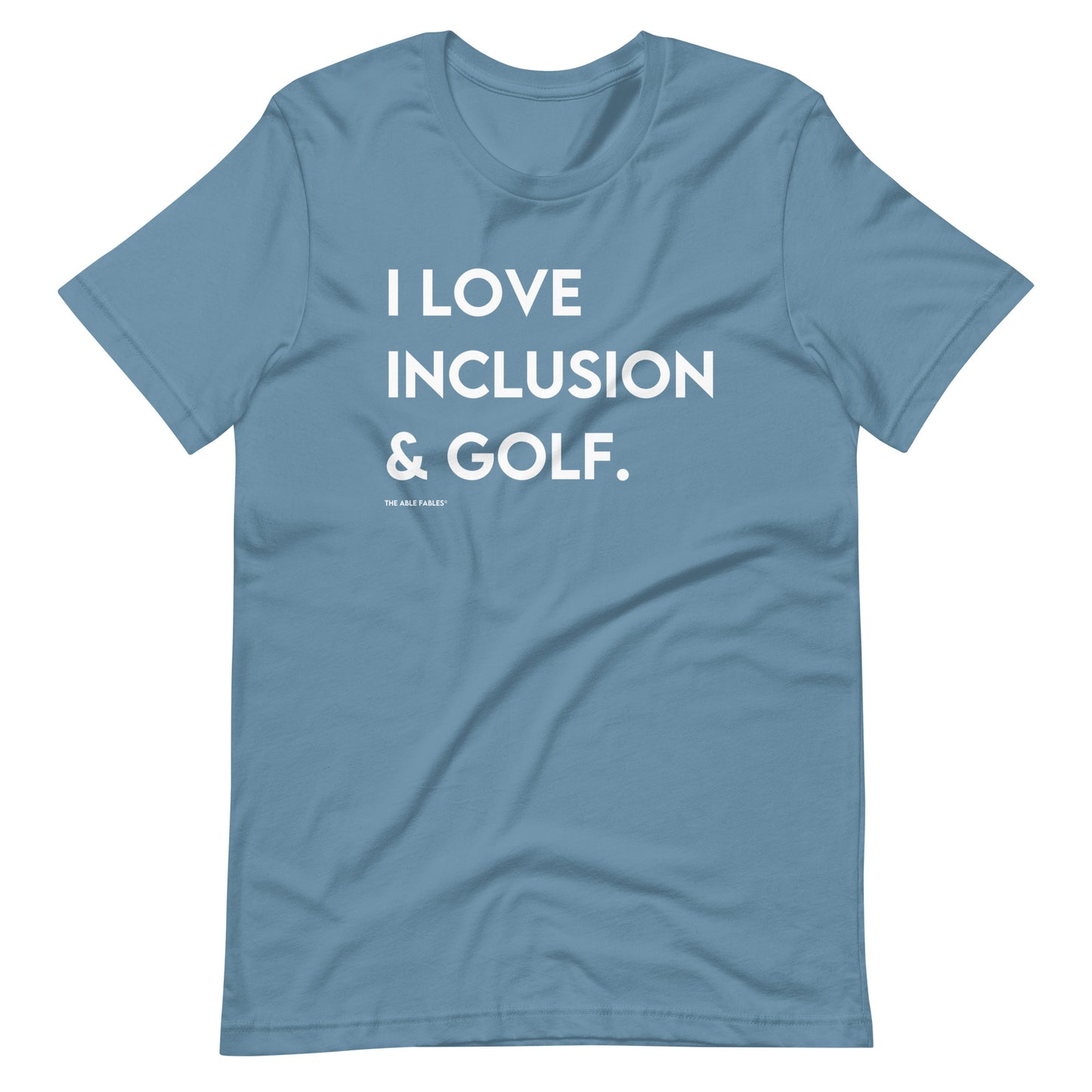 I Love Inclusion & Golf | Adult Unisex Tee