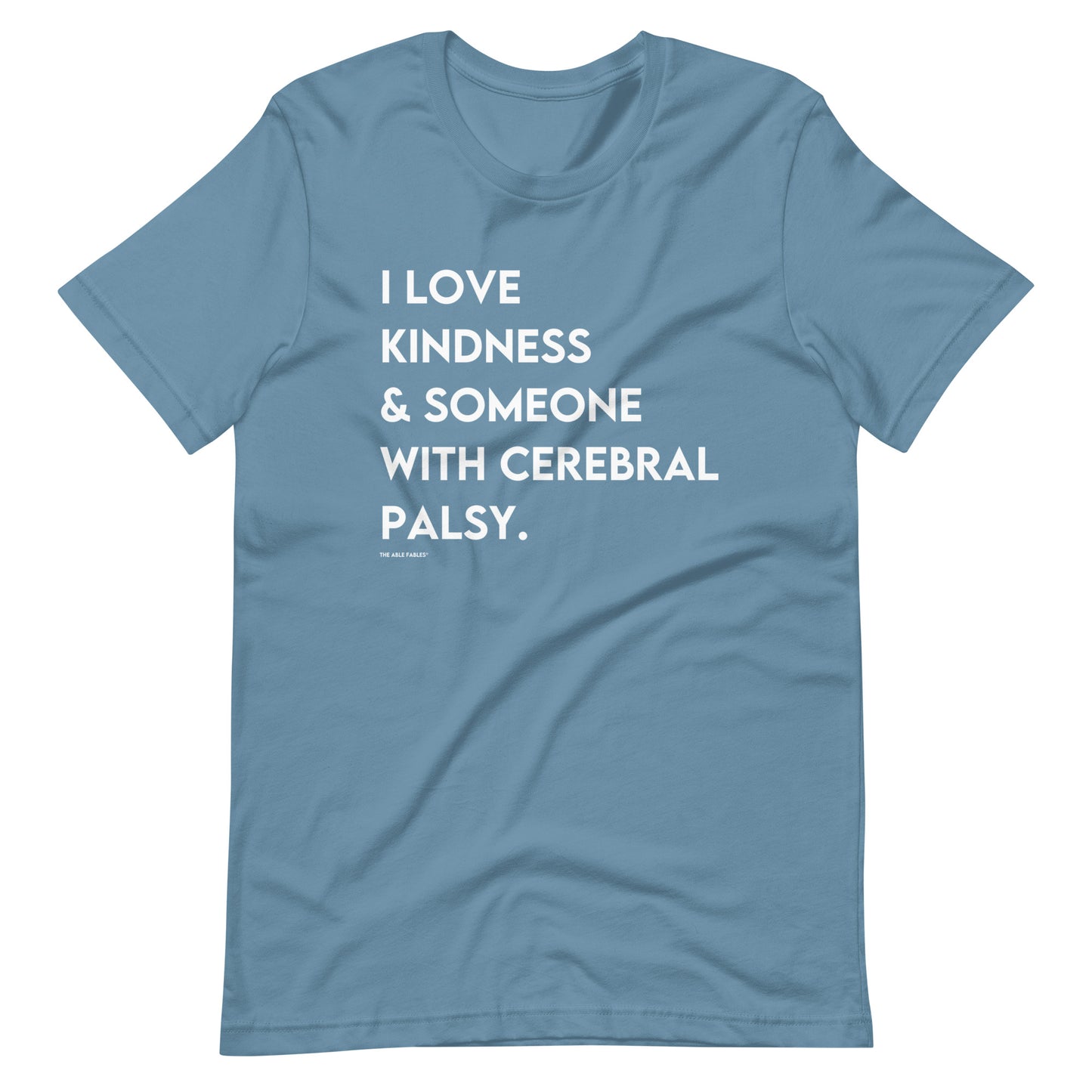 I Love Kindness & Someone with Cerebral Palsy | Adult Unisex Tee