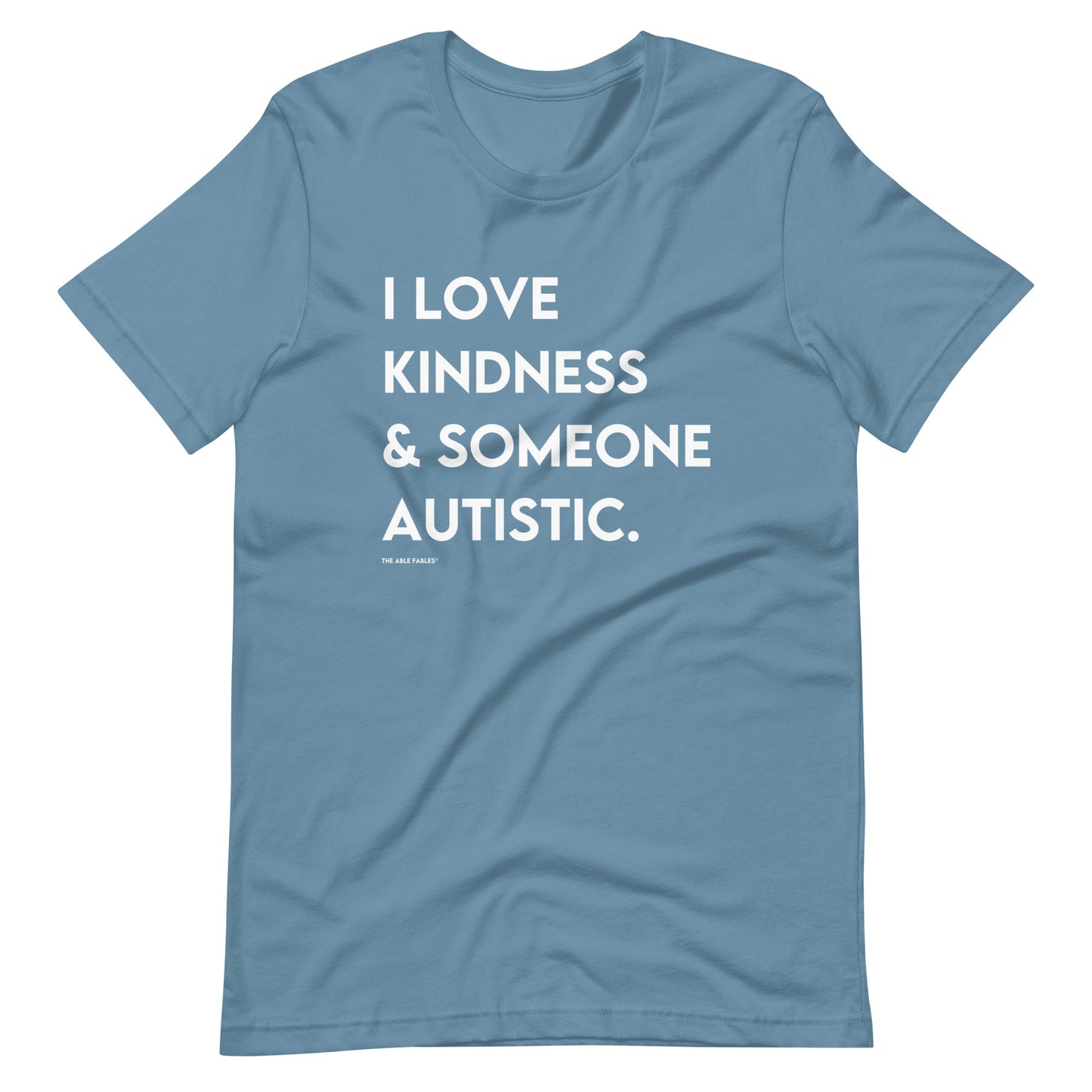 I Love Kindness & Someone Autistic | Adult Unisex Tee