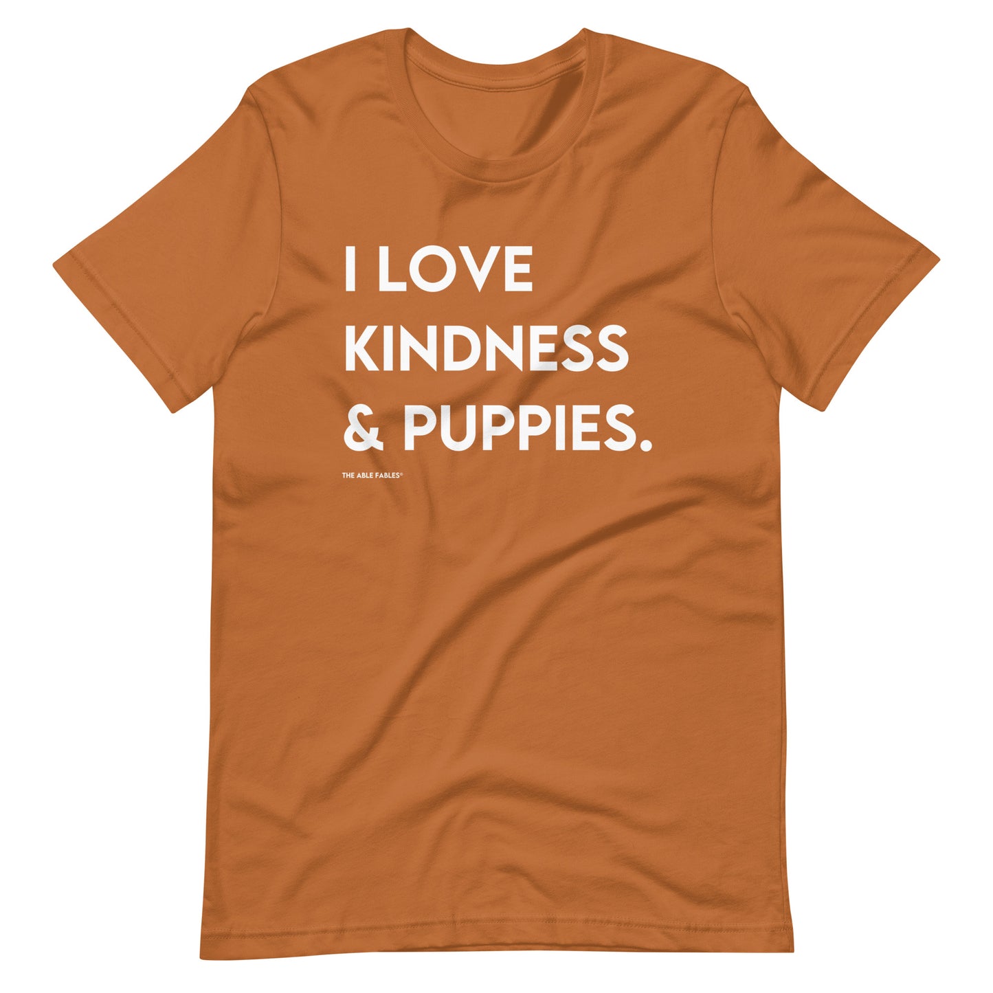 I Love Kindness & Puppies | Adult Unisex Tee