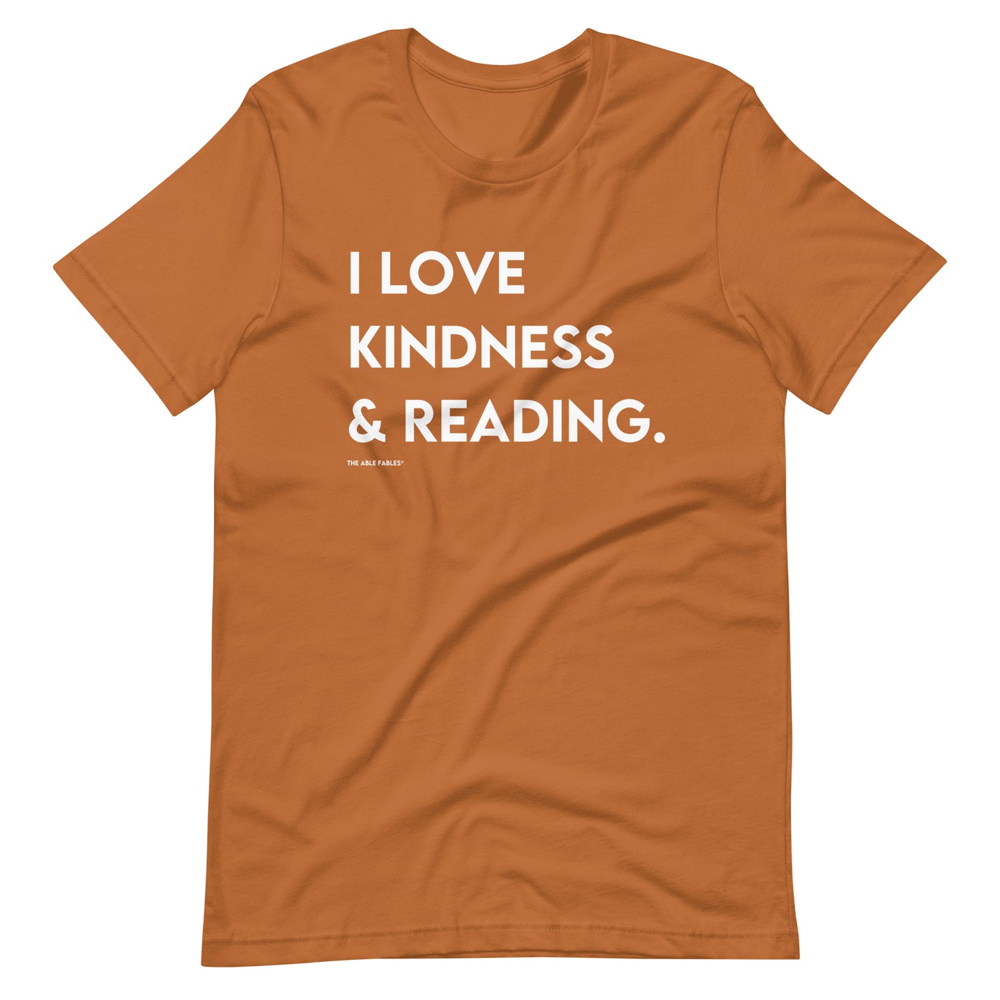 I Love Kindness & Reading | Adult Unisex Tee