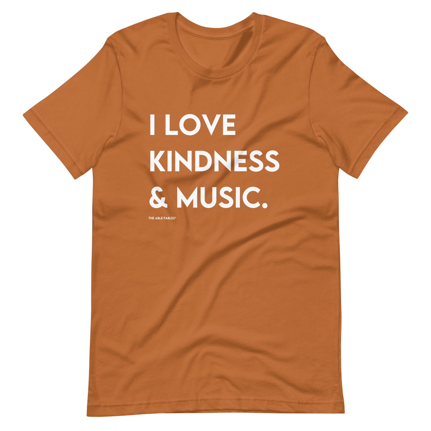 I Love Kindness & Music | Adult Unisex Tee